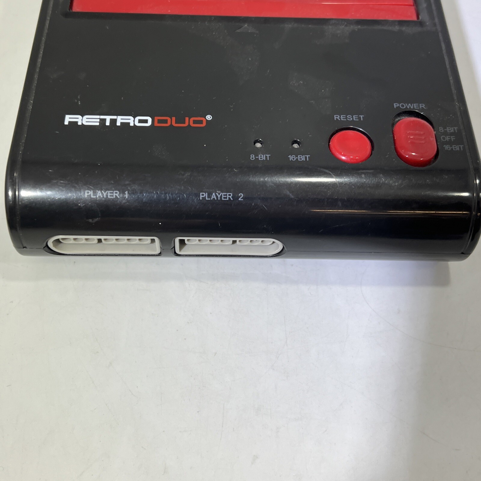 Retro-Bit Retro Duo Console Black/Red SNES & NES Bundle 1 Controller #ML