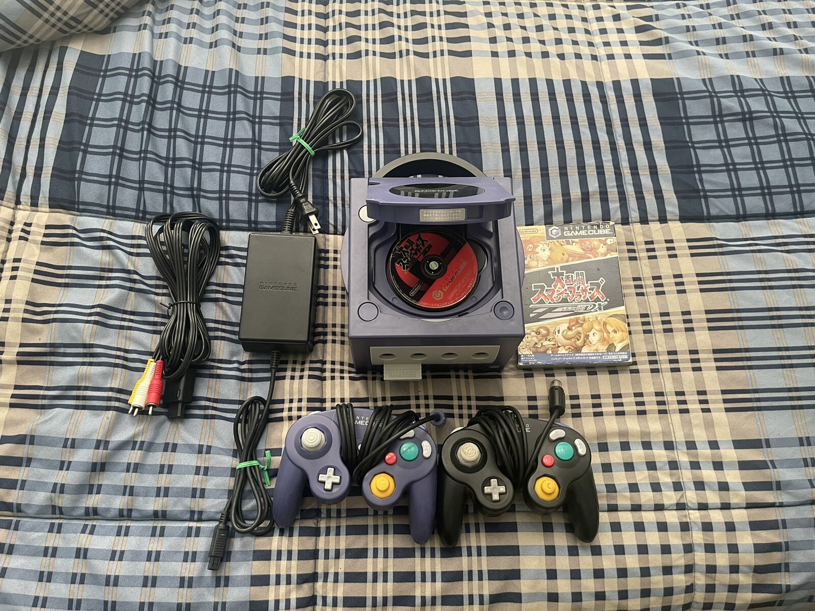 Nintendo GameCube Violet Console GC JAPANESE VERSION NTSC-J w/SSBM