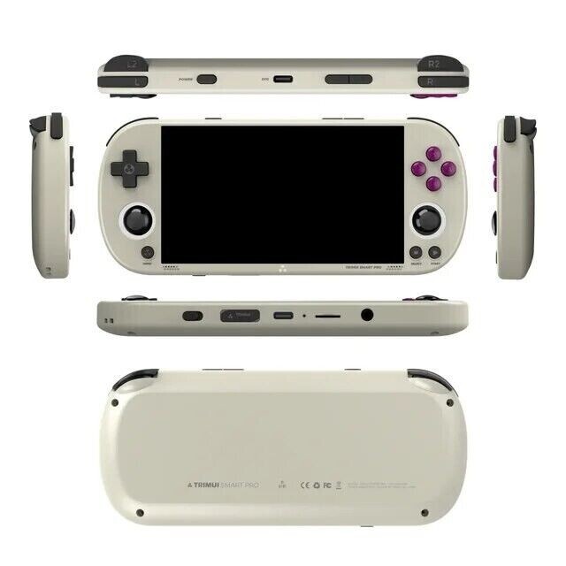 TRIMUI SMART PRO 128GB CONSOLE 12000 GAMES PORTABLE DISPLAY 4.96 GREY RETRO