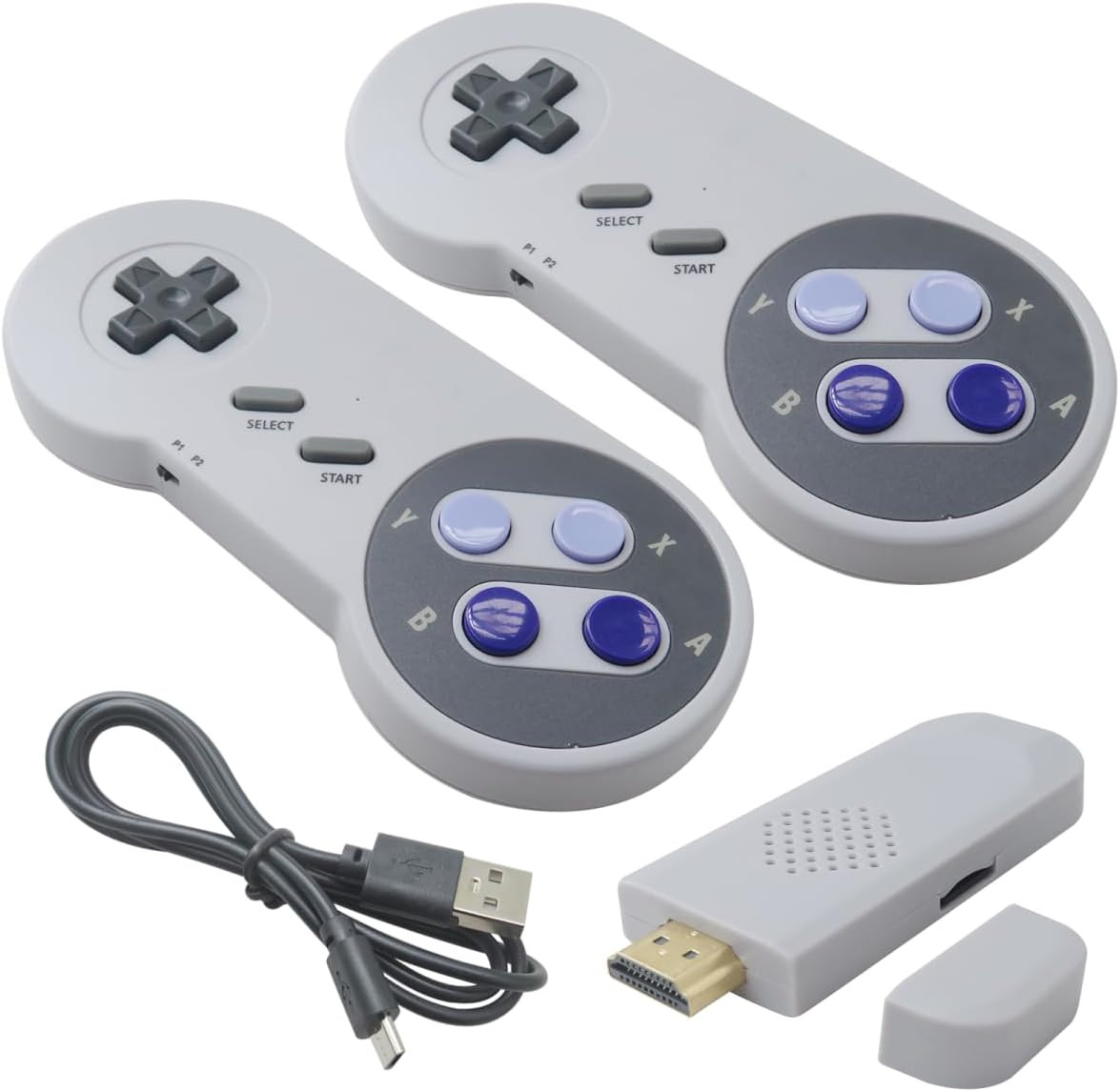 SF900 for NES Retro Video Game Console HD Game Stick 5000 Games with 2X Wireless