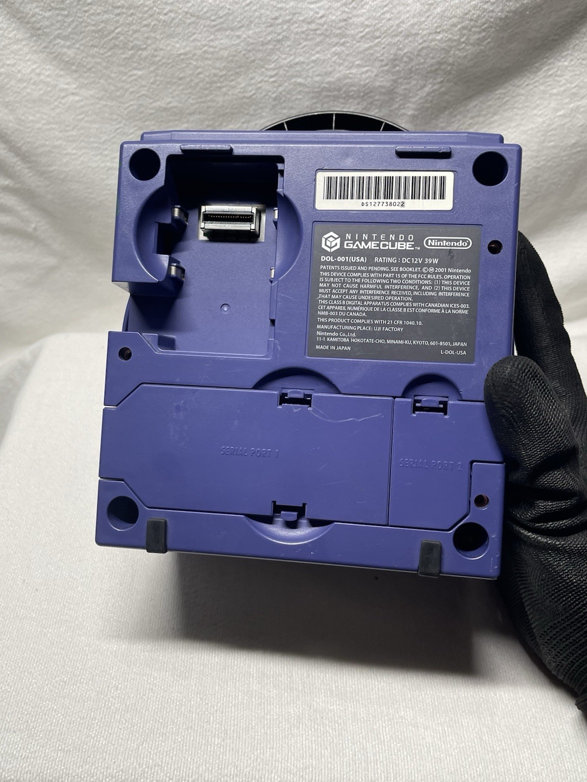 Nintendo Indigo Purple GameCube Console Only Tested Working
