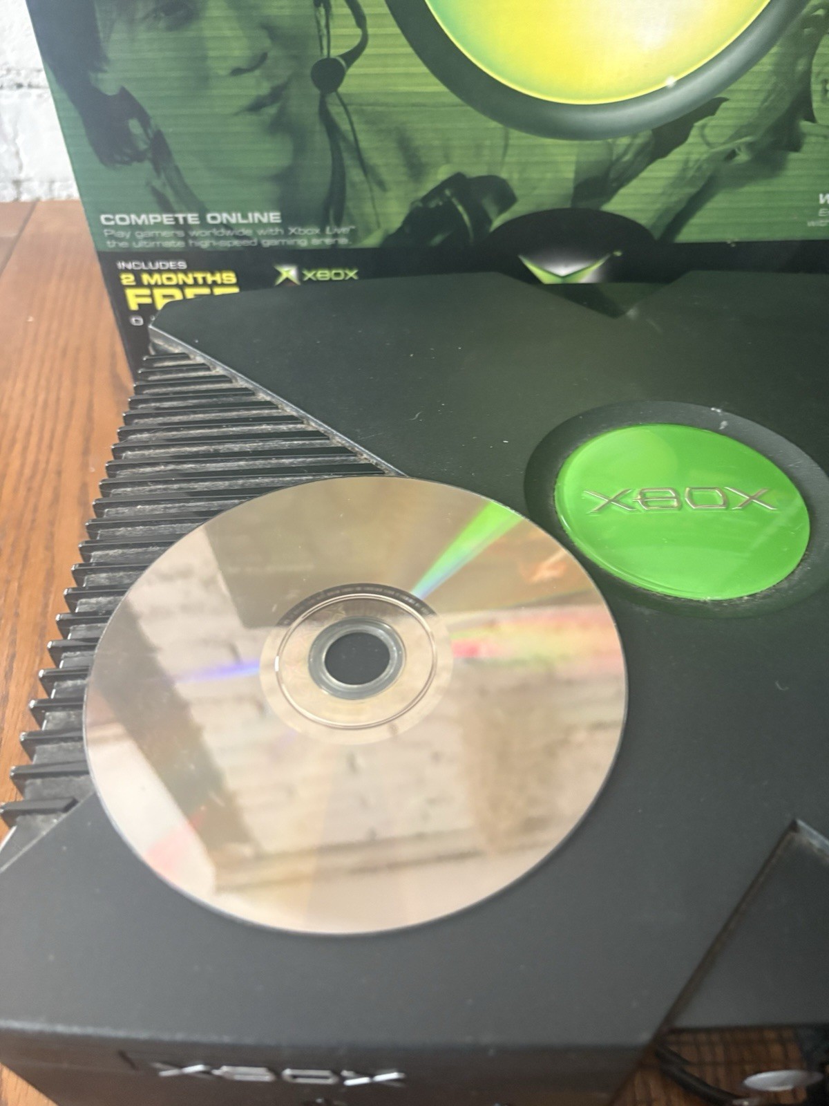 Original Microsoft Xbox Console System In Box With GTA Vice City And Controller
