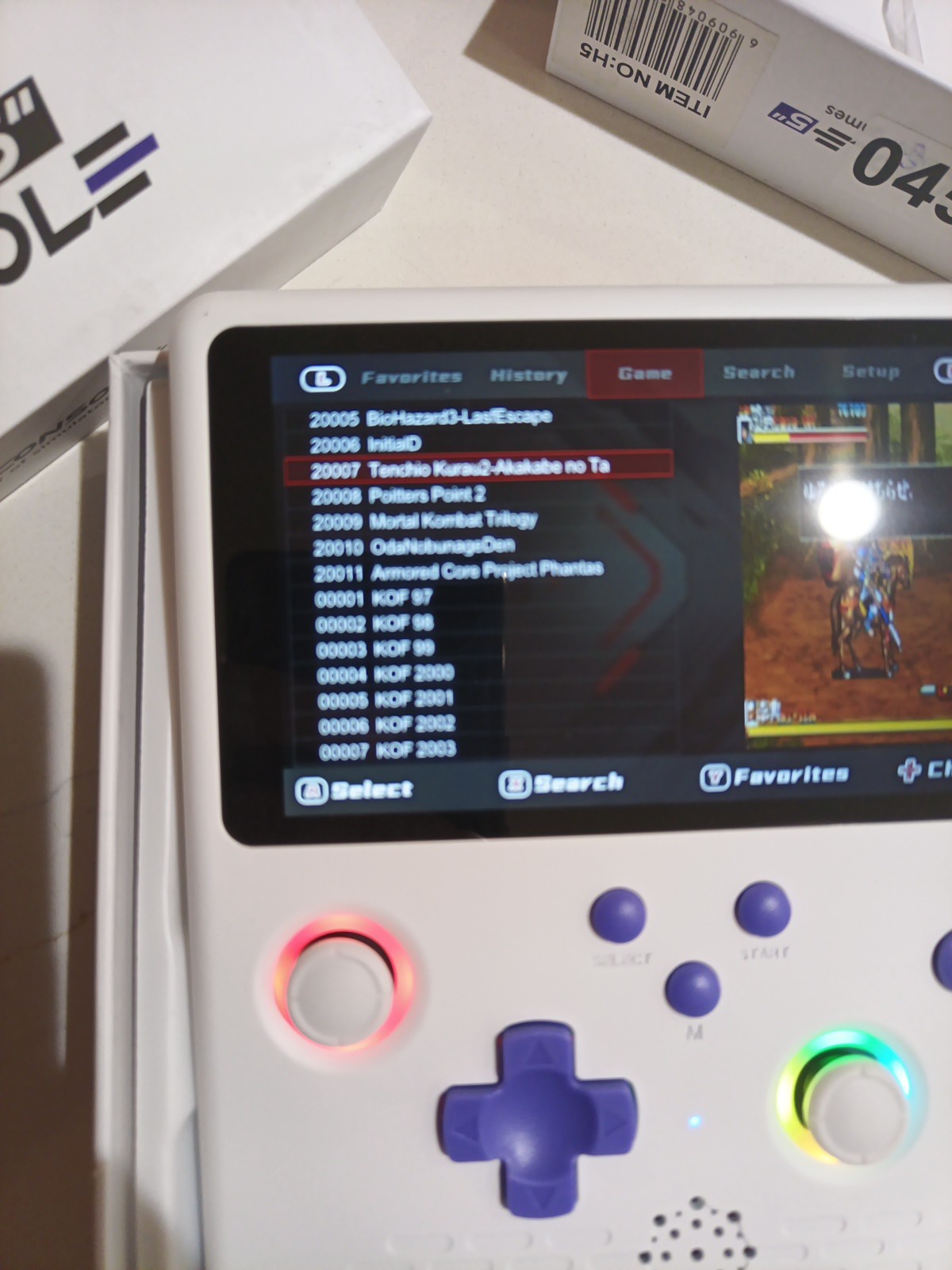 H5 5.0″ HD IPS Screen Open Source Linux System Retro Handheld Video Game Console