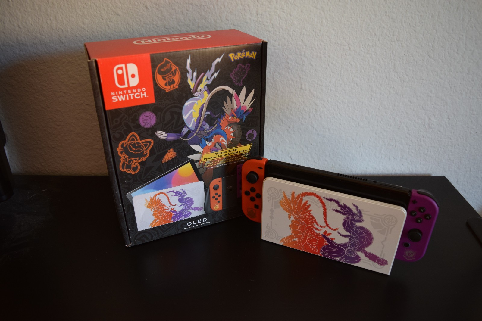 Nintendo Switch (OLED Model) HEG-001 Pokémon Scarlet & Violet Edition – 64GB…