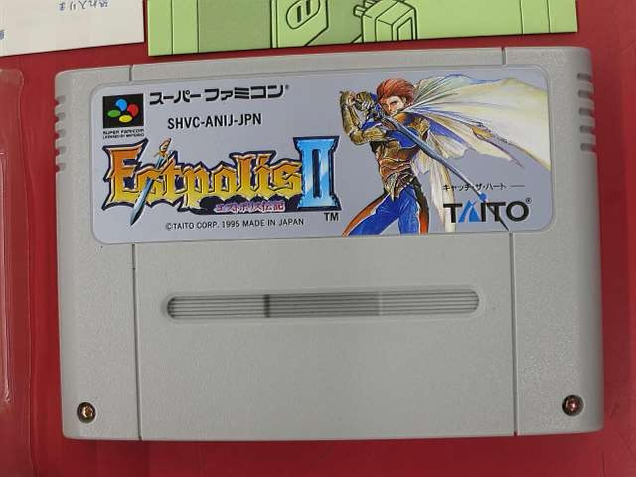 TAITO Estopolis Biography 2 Super Famicom Software