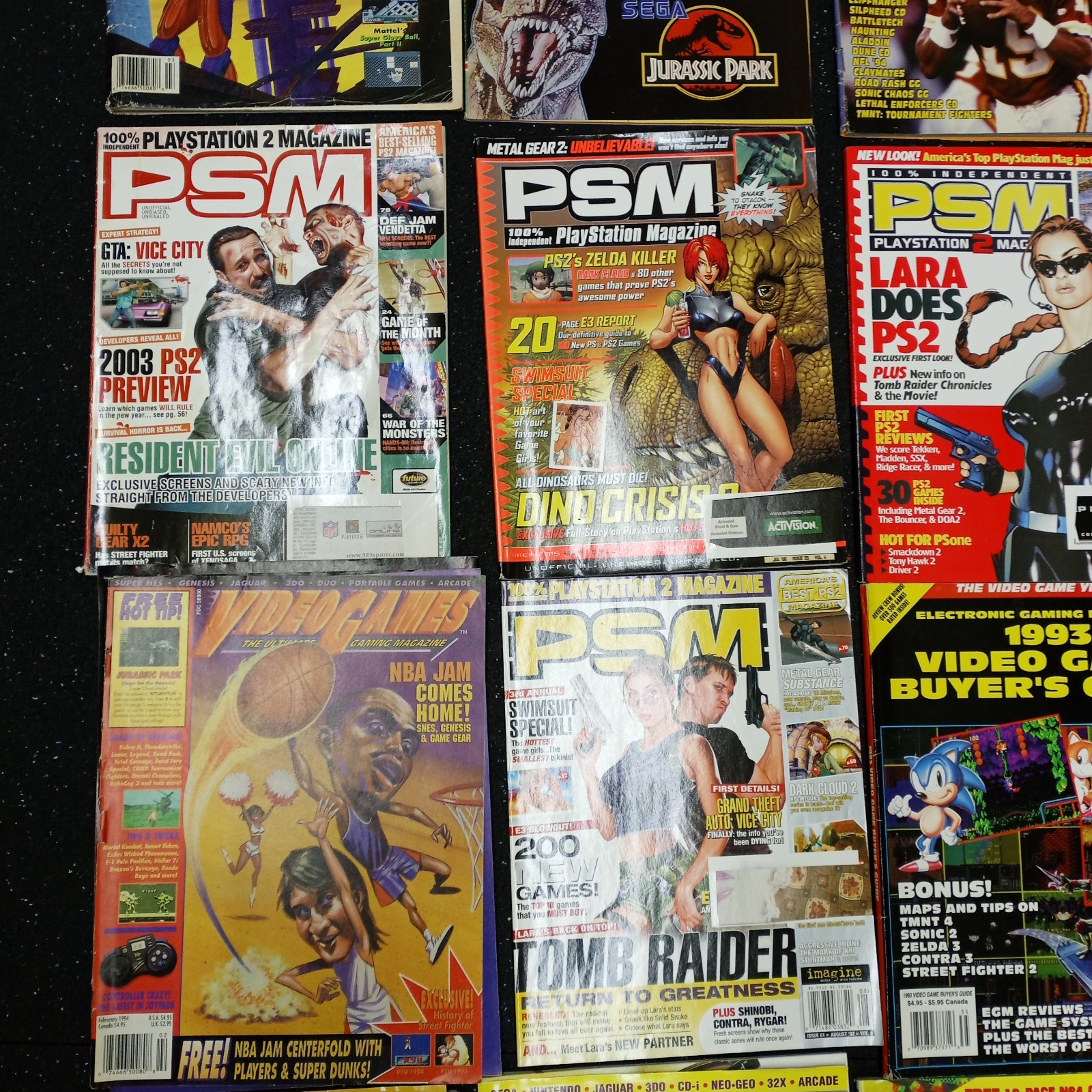 30+ Vintage 1990’s Video Game Console Magazine Lot PSM, EGM, Dreamcast, Nintendo