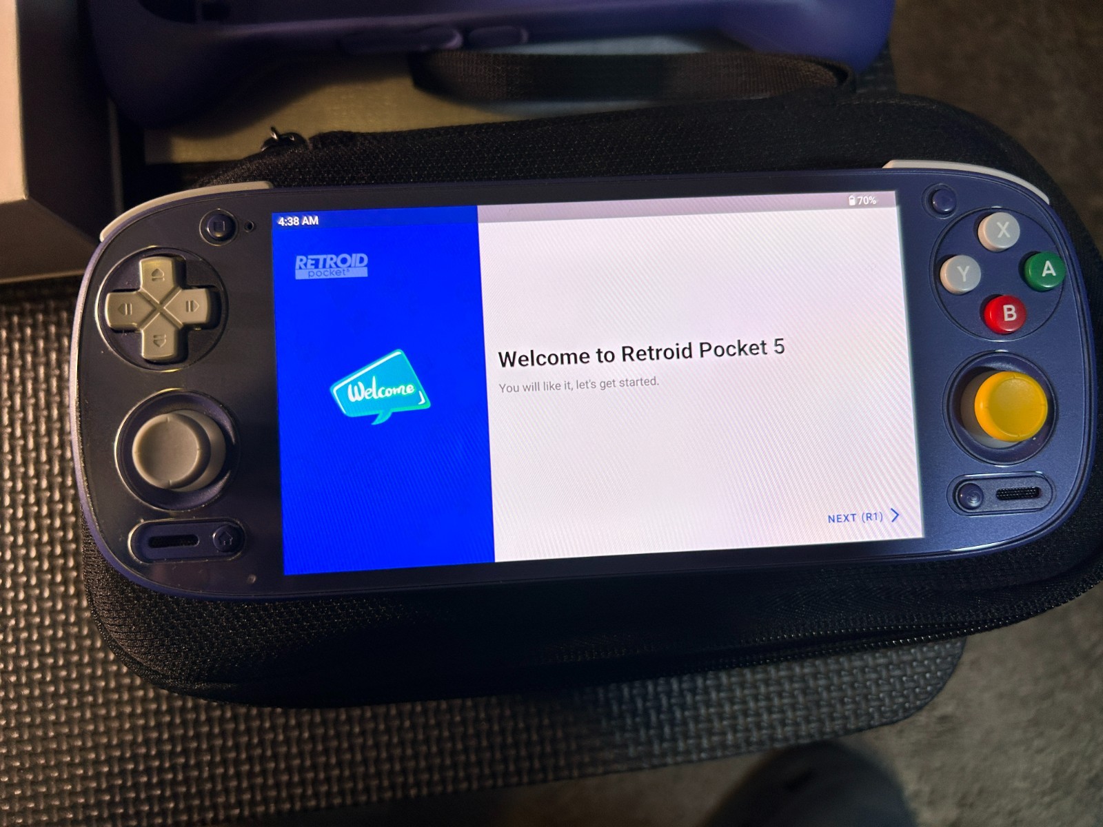 RETROID POCKET 5 (PURPLE) 8GB/128GB (FREE CASE AND GRIP) MUST BE SET UP (GXRG)