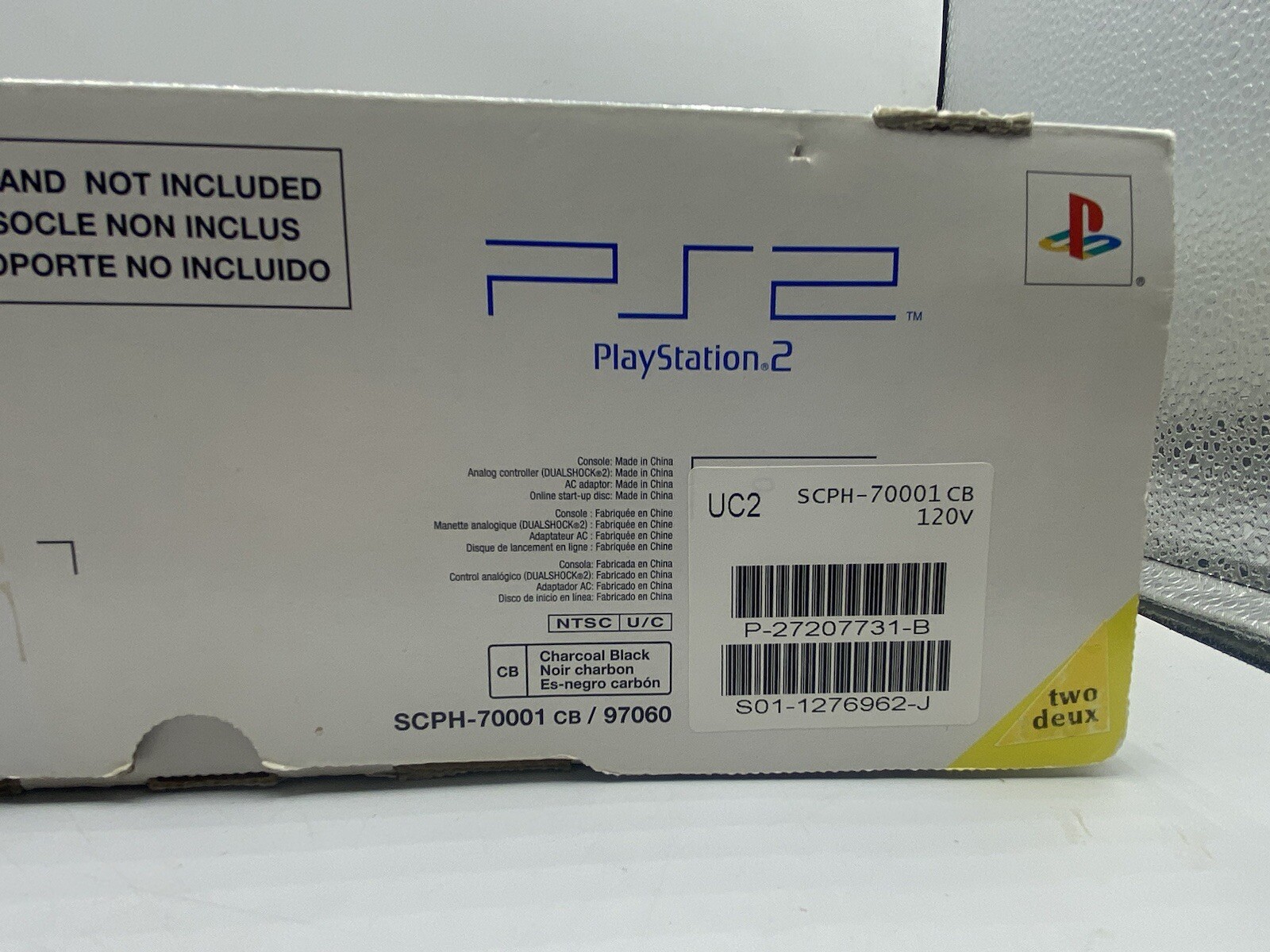 Sony PS2 Slim Charcoal Black Console SCPH-70001 Complete Box CIB With Manuals