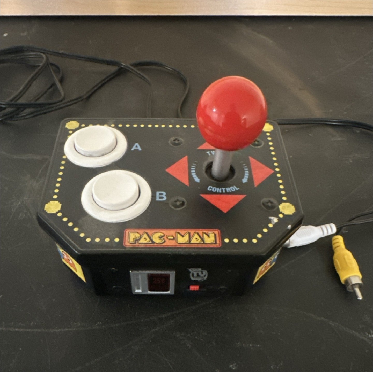 Namco Pac-Man Plug & Play Home Console Black Red White Composite RCA