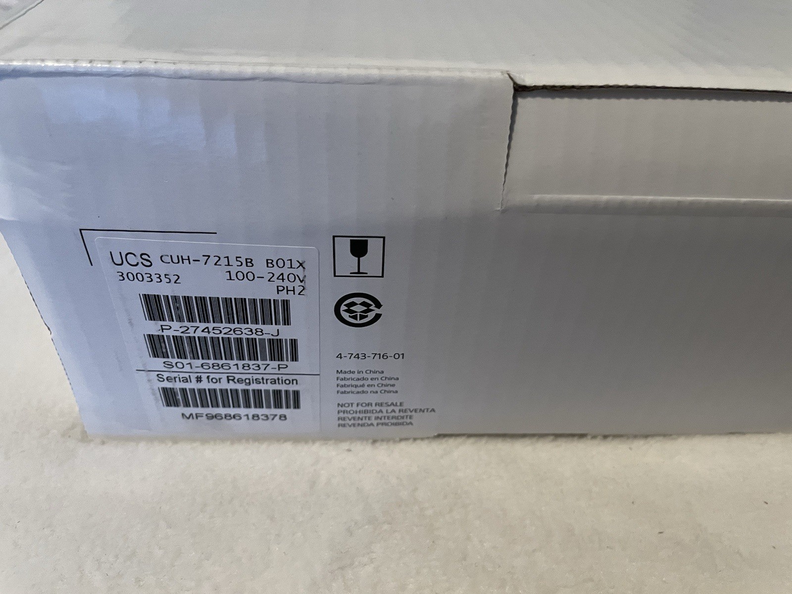 Low Firmware PS4 Pro 1TB CUH 7215-B Console Pre owned- Comes With Cables