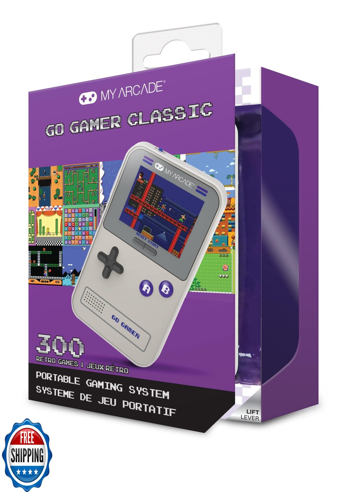 My Arcade Go Gamer Classic-Purple: Portable Electronic Game Conso