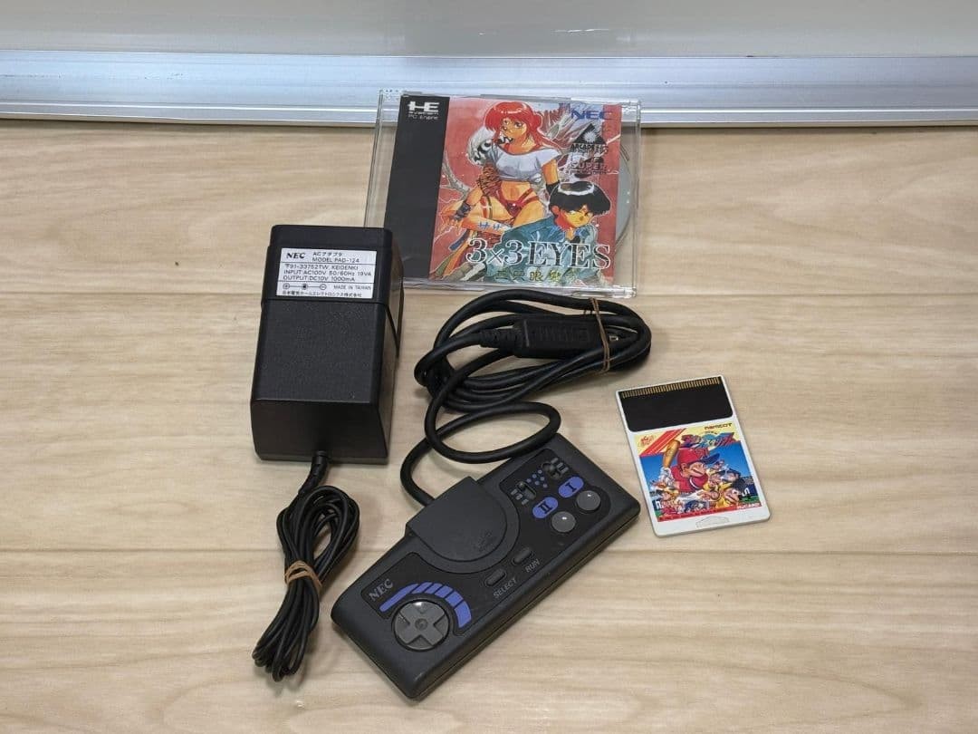 NEC PC Engine Duo PI-TG8 Console Tested Working HuCARD Games Japan Import used