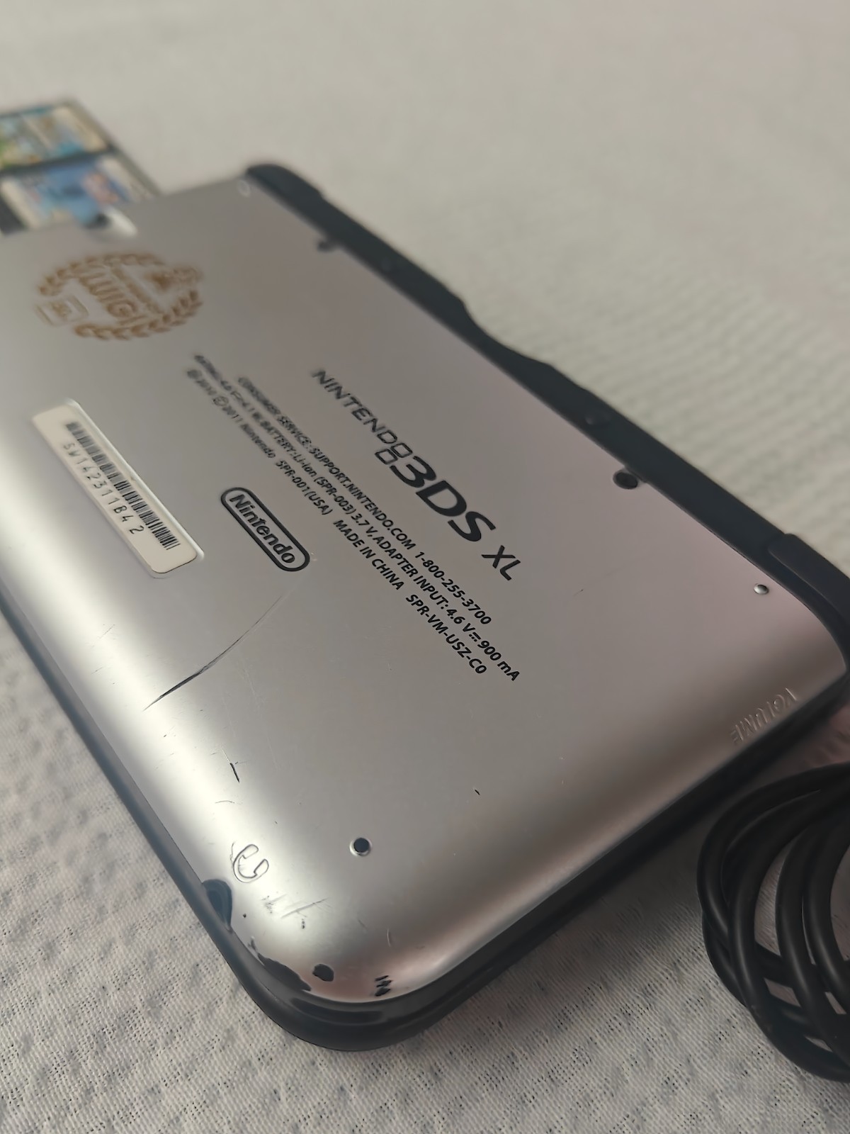 Nintendo 3DS XL Mario & Luigi Dream Team Silver Edition