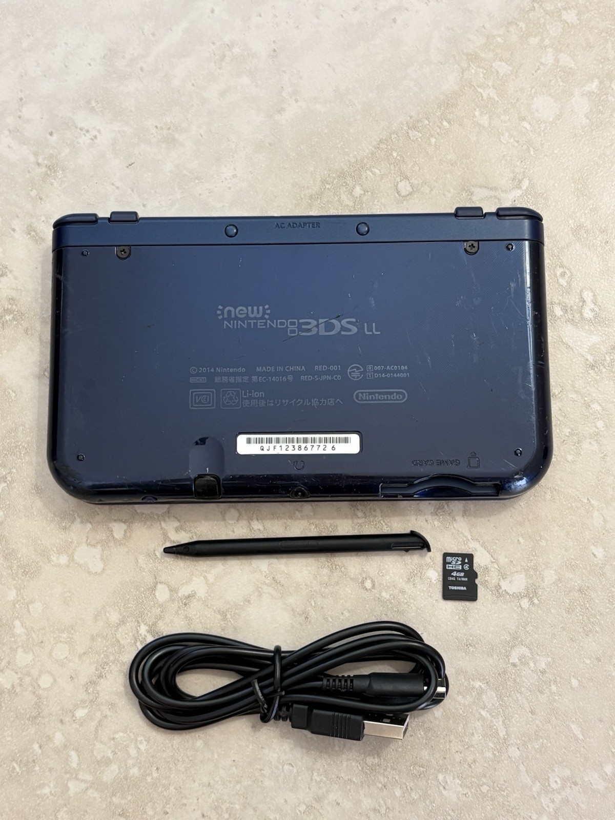 New Nintendo 3DS LL XL Metallic Blue Region Free USA Seller Very Good Condition