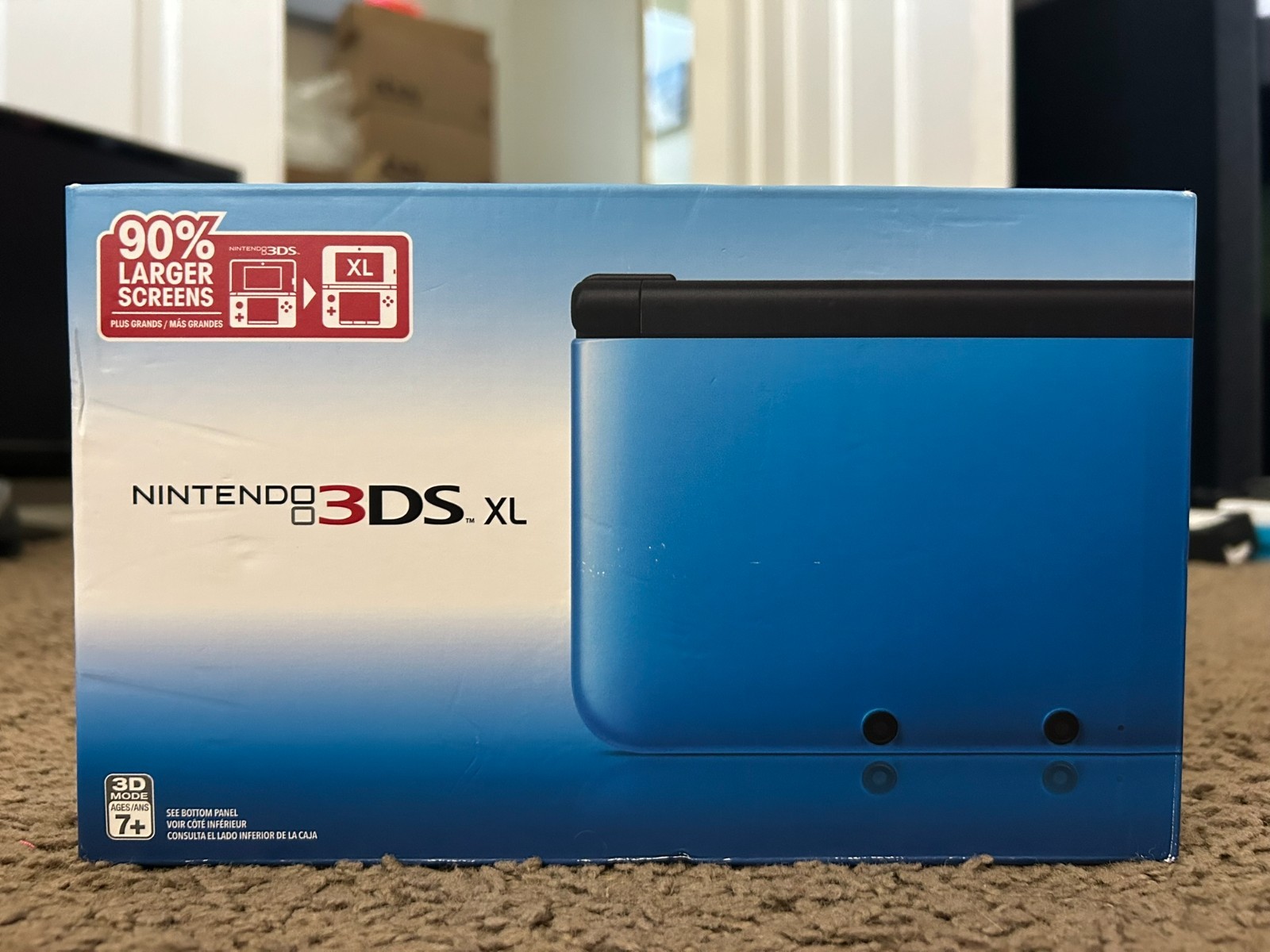 BRAND NEW Nintendo 3DS XL Handheld System – Blue/Black Console Factory Sealed!