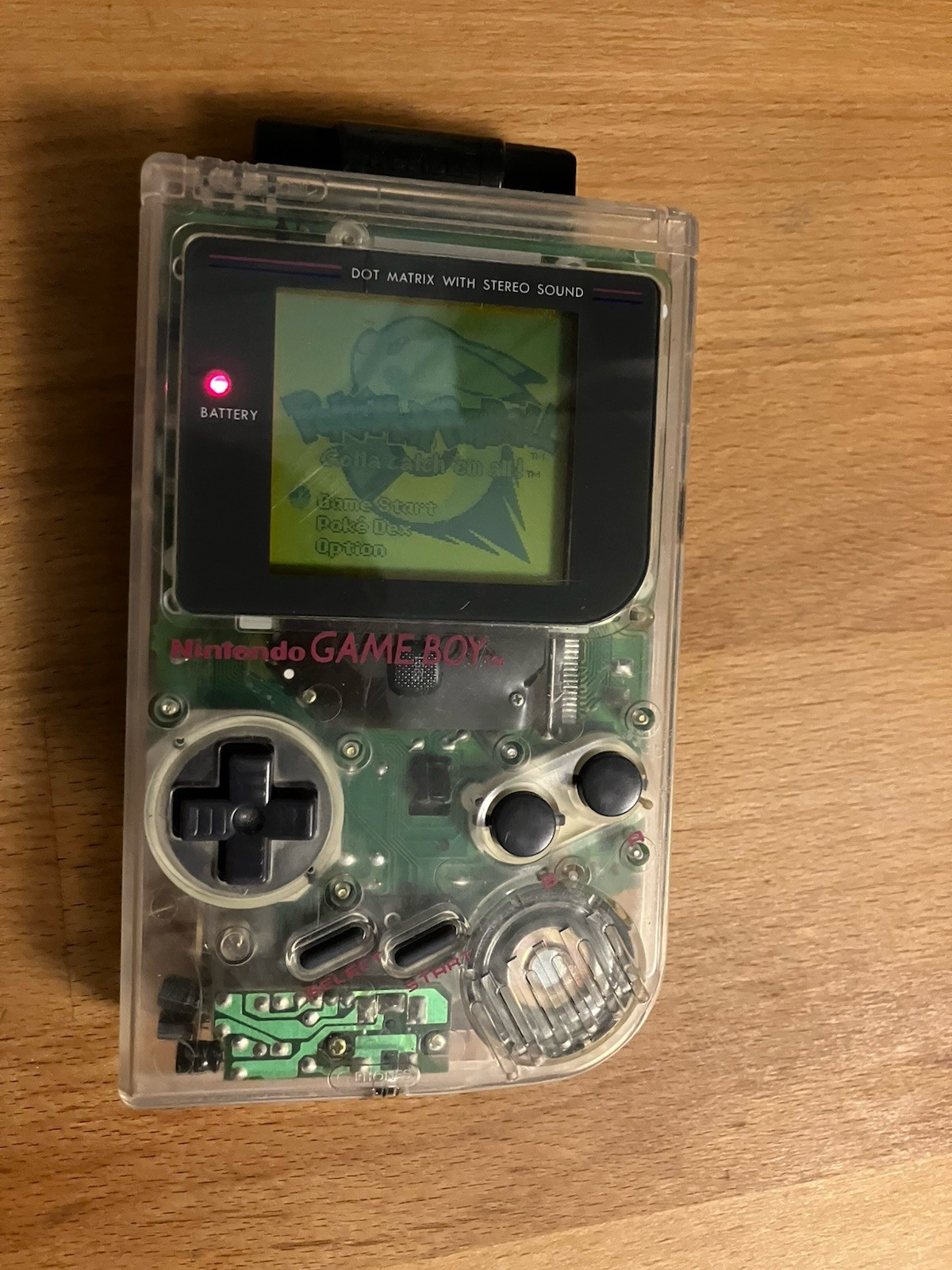 Nintendo Game Boy Original CLEAR Play it Loud DMG-01 – Fully Functional