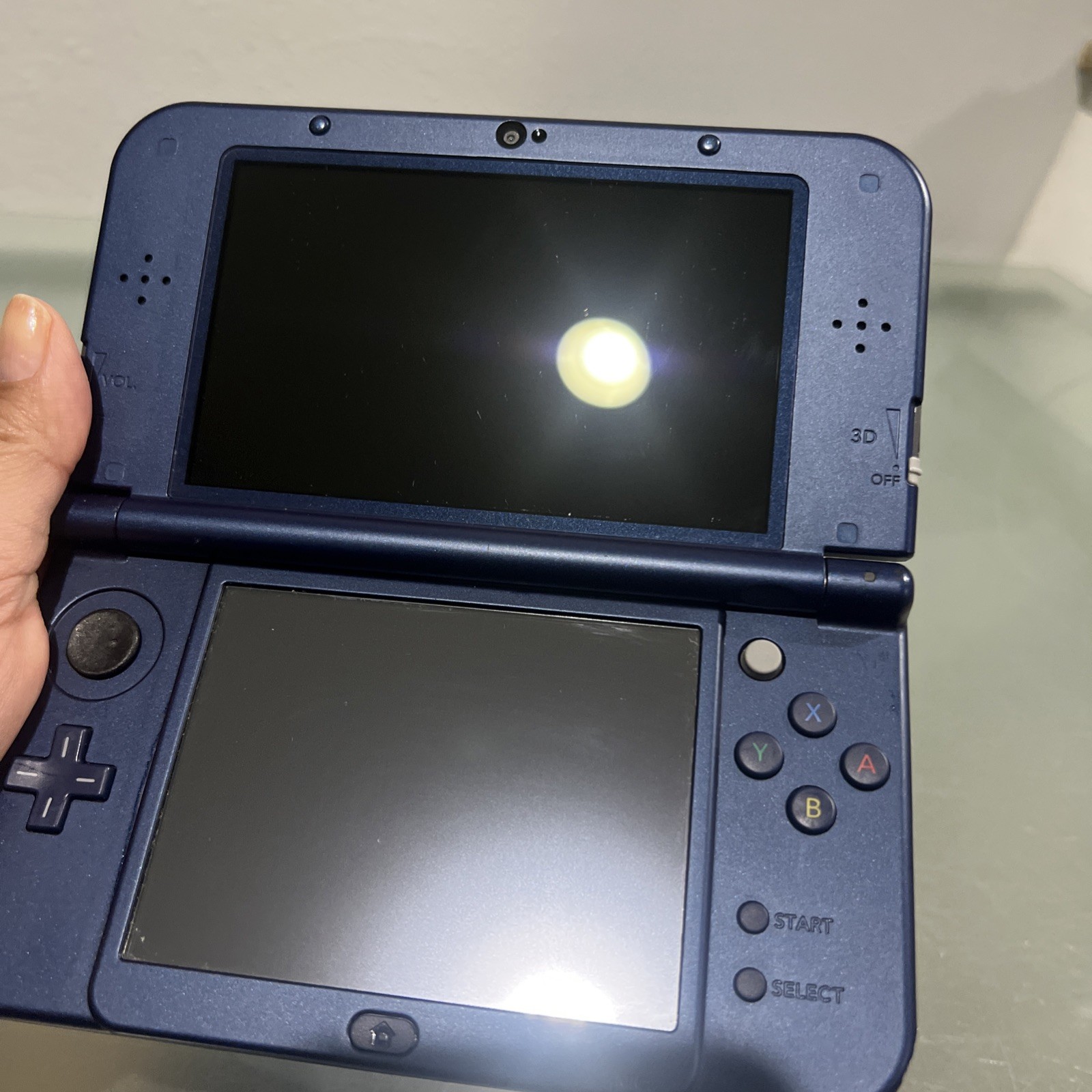 Nintendo 3DS XL Galaxy Edition Handheld Console System Purple & Super Smash Bros