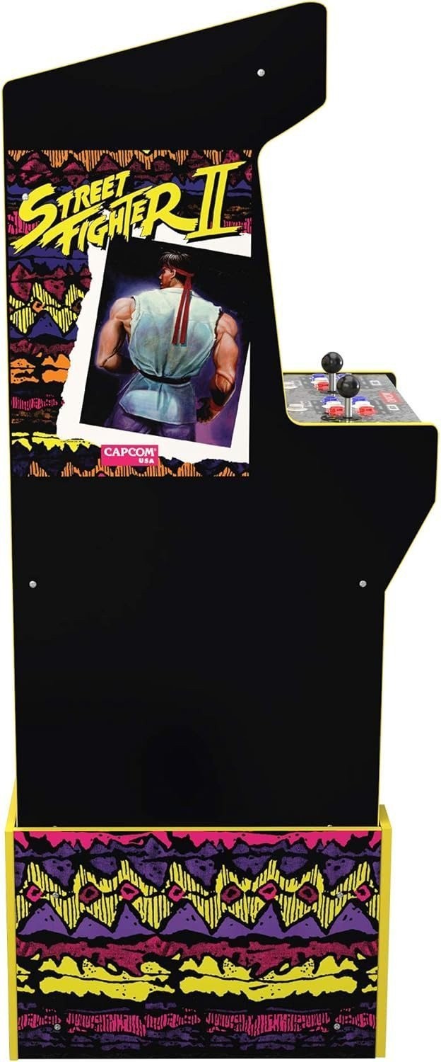 Arcade1Up Capcom Legacy Edition Arcade Cabinet 12-in-1 with Riser