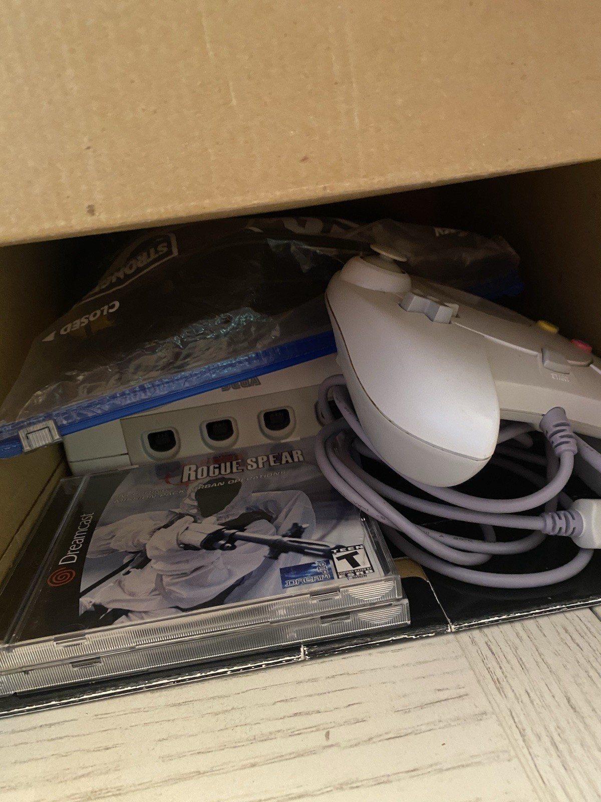 Original SEGA Dreamcast Launch Edition Console Bundle With 2 Games Amazing Cond.