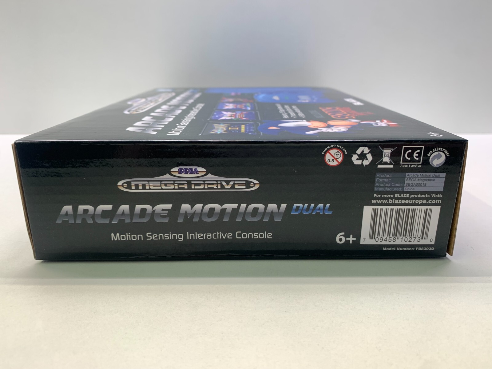 SEGA MEGA DRIVE ARCADE MOTION DUAL BLAZE CONSOLE – 37 GAMES INCLUDED – NEW