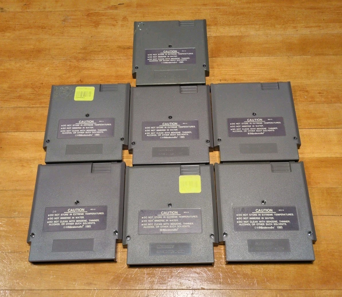 NES NES-001 Console Tested Bundle, OEM Cords Plus 7 Games 1 Controllers