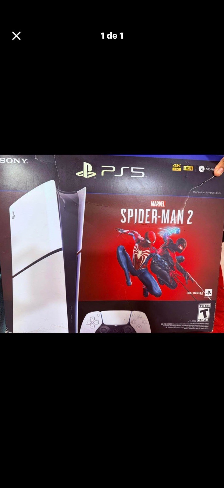 Sony PS5 PlayStation 5 Digital Edition Spider-Man 2 Bundle 1TB 4K HDR