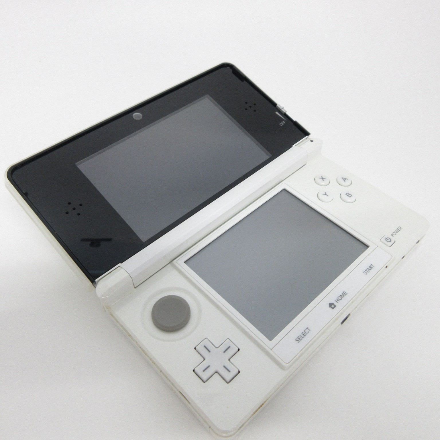 【Very Good】Nintendo 3DS Ice White Console ONLY Japanese Edition #DEN2/08/0615/01