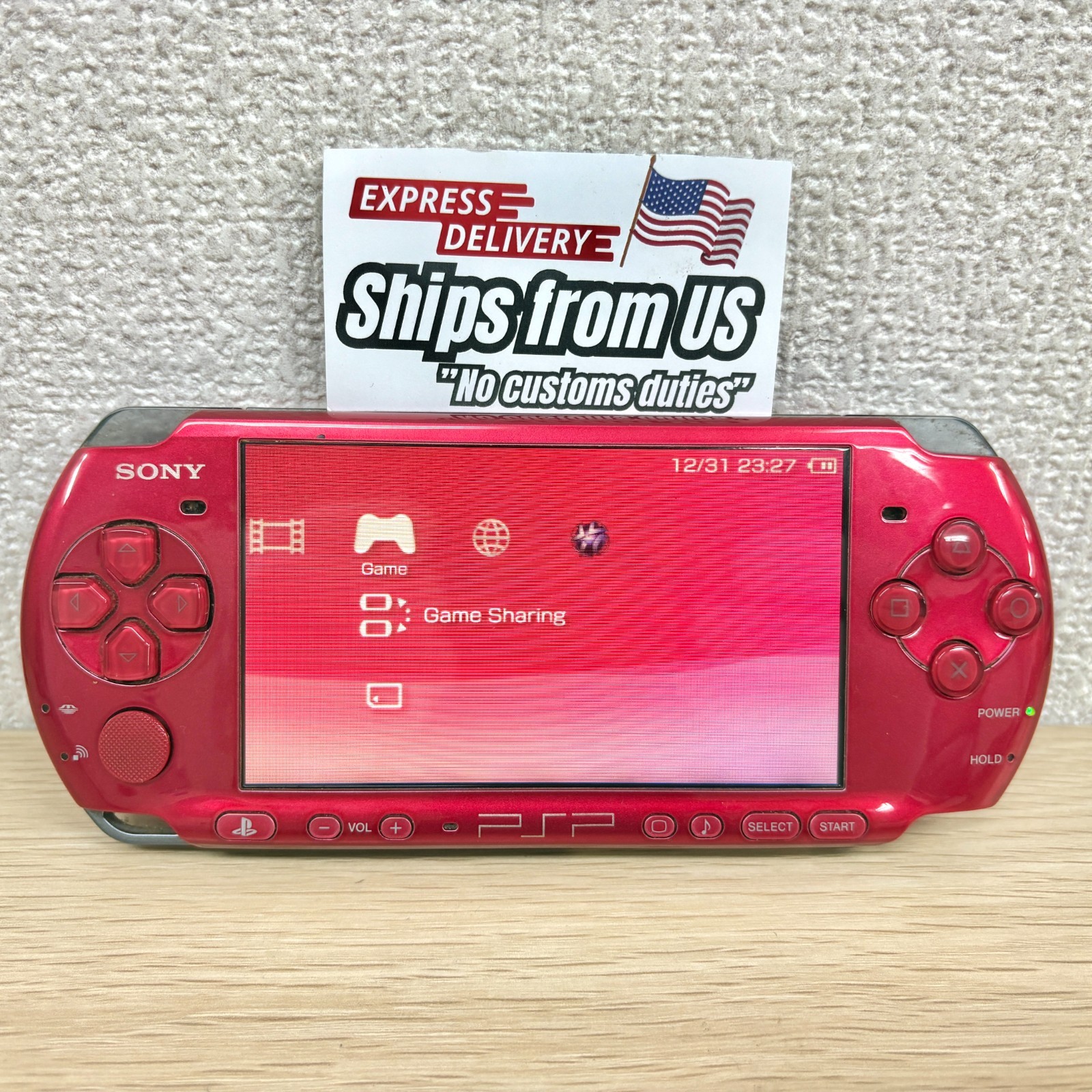 Sony PSP-3000 Console Select /Charger+newbattery+random3games+4G U.S Shipping