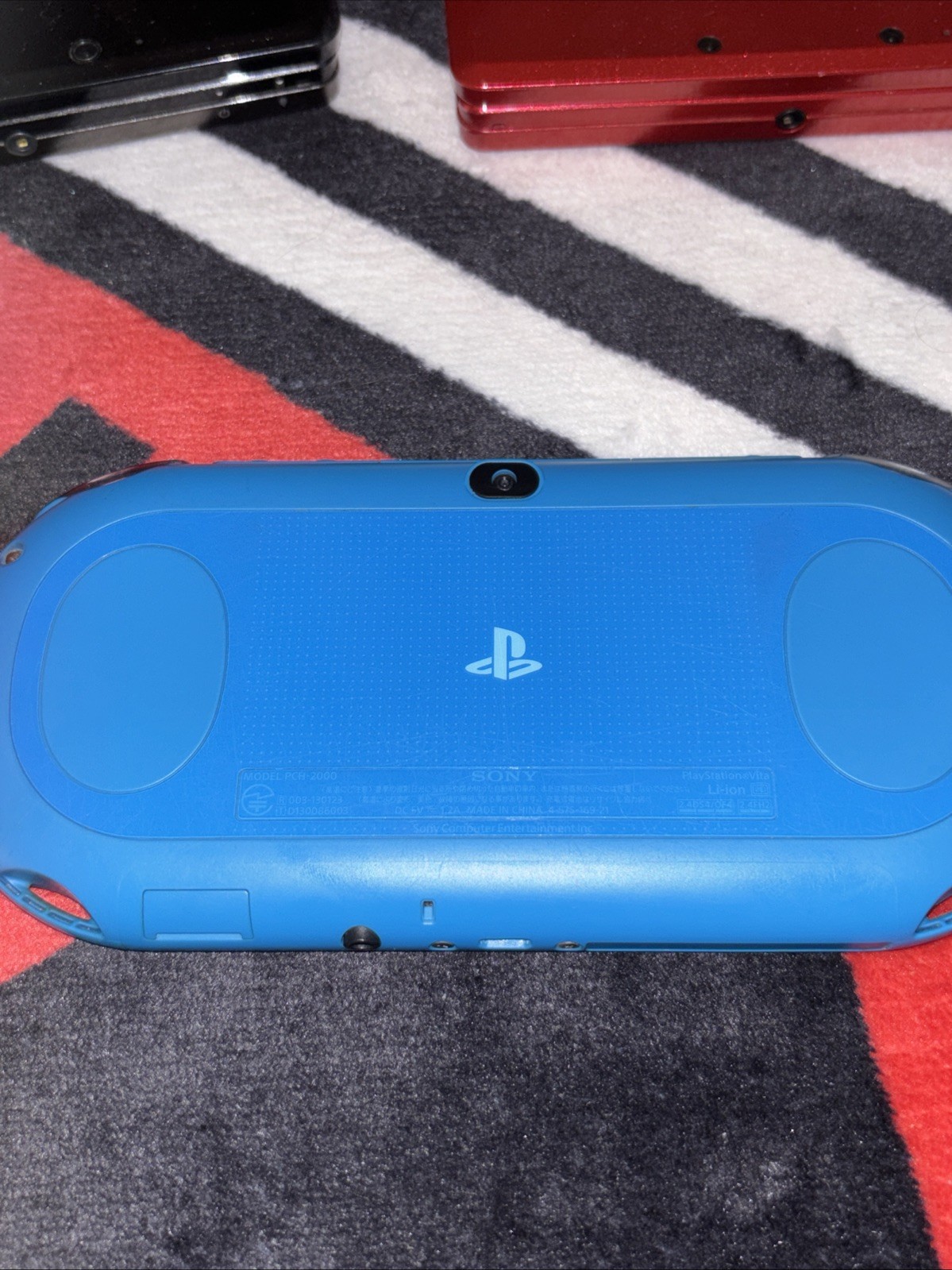 Sony PS Vita 2000 Slim PCH-2000 Aqua Blue Console Only Great Condition No sound!