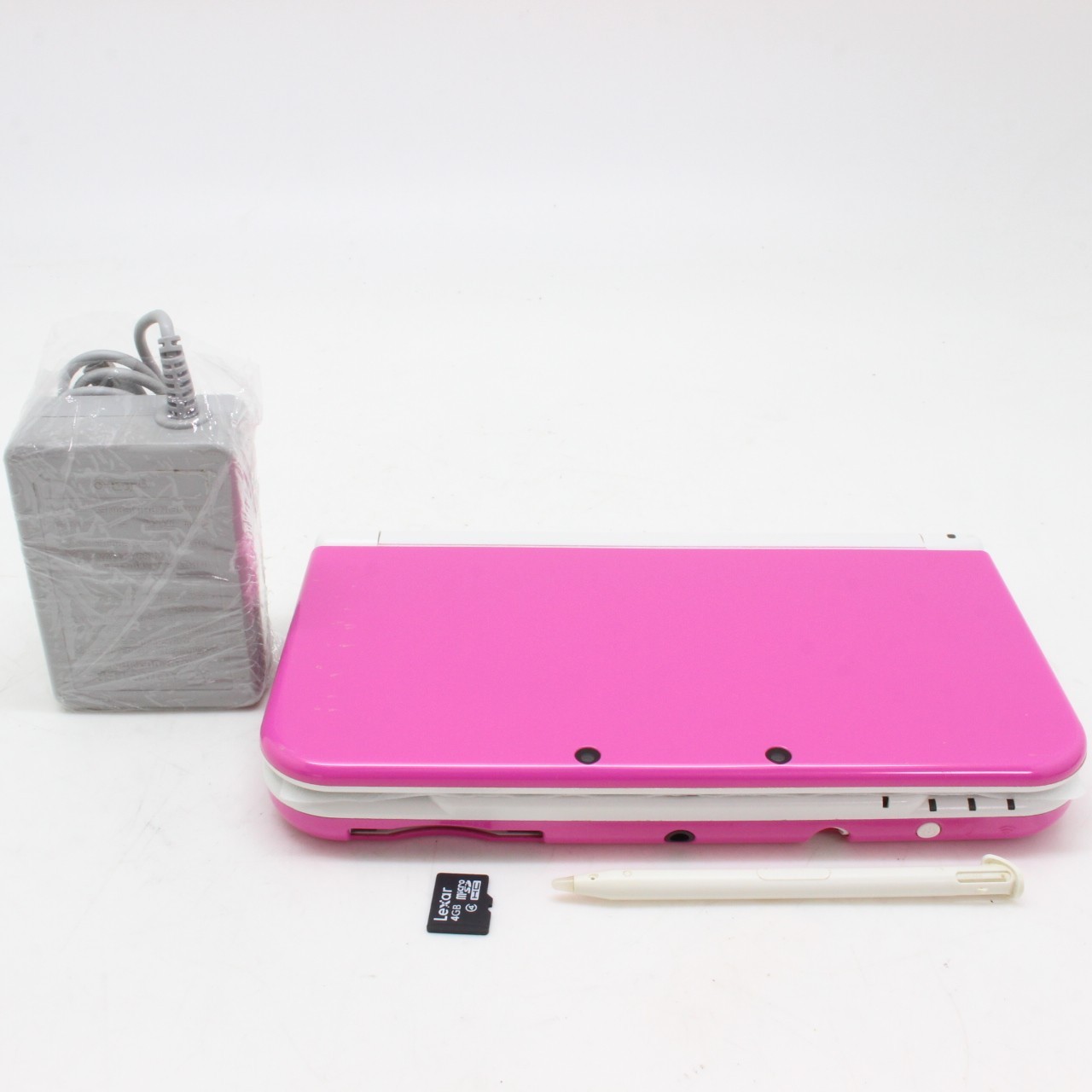 [ NEAR MINT ] NINTENDO NEW 3DS XL PINK WHITE Game Console From Japan 4088