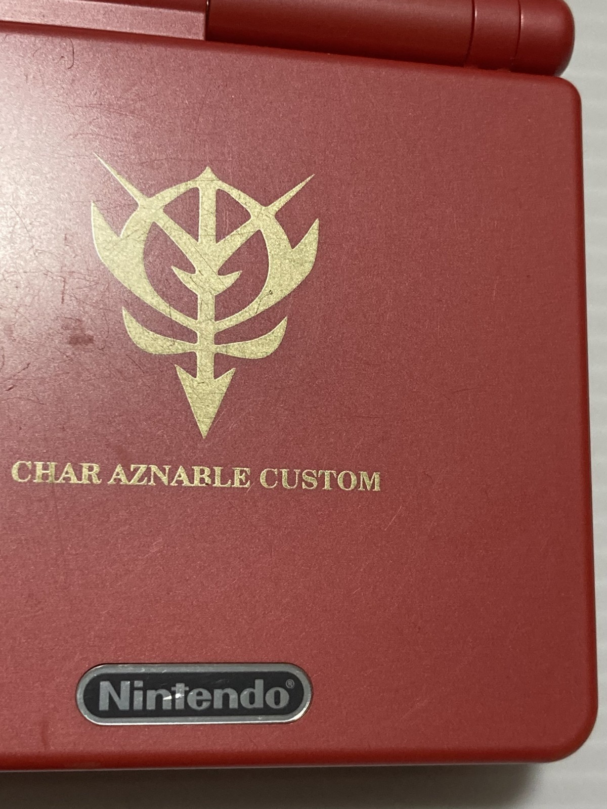 Nintendo Gameboy Advance GBA SP Char Aznable Gundam Limited Edition excellent