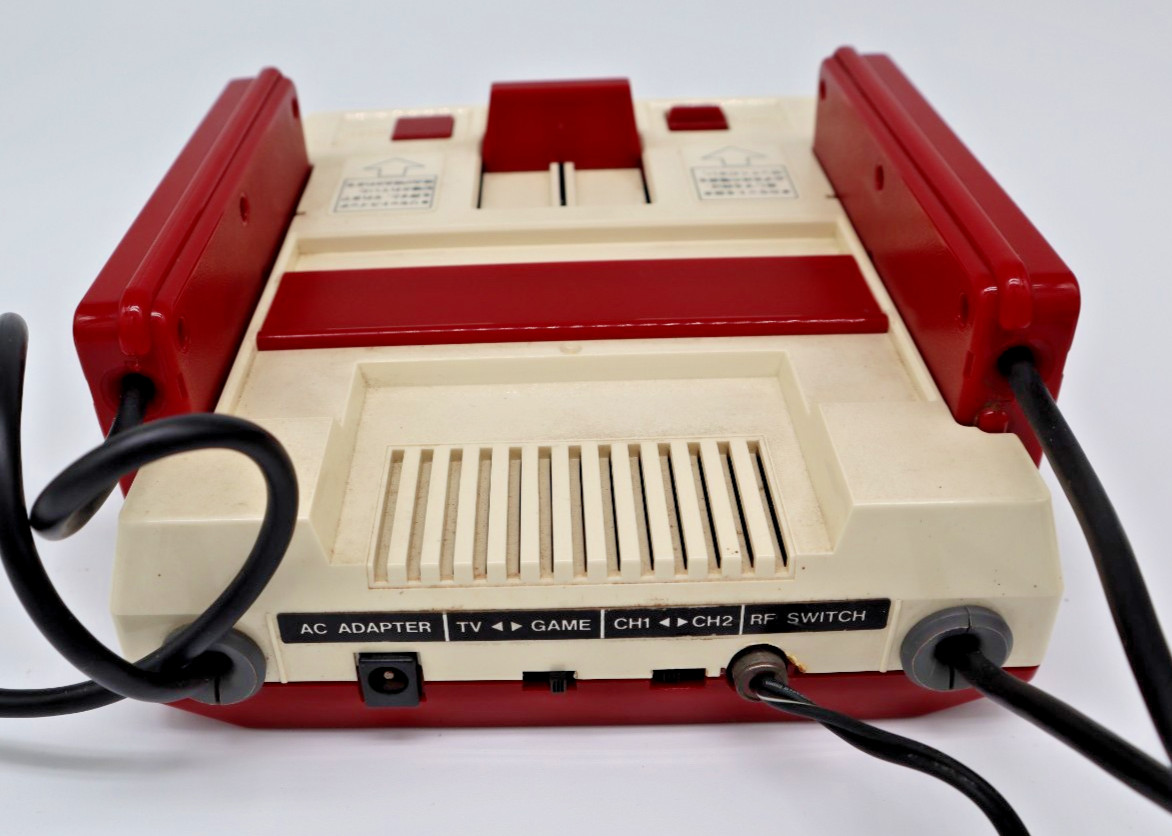 Nintendo Famicom Console HVC-002 with AC Adapter & RF Switch Tested Working