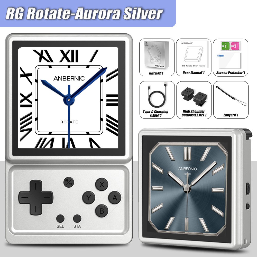 ANBERNIC RG Rotate T618 Handheld Game Console 3.5-inch Android12 2000 mAh Gifts