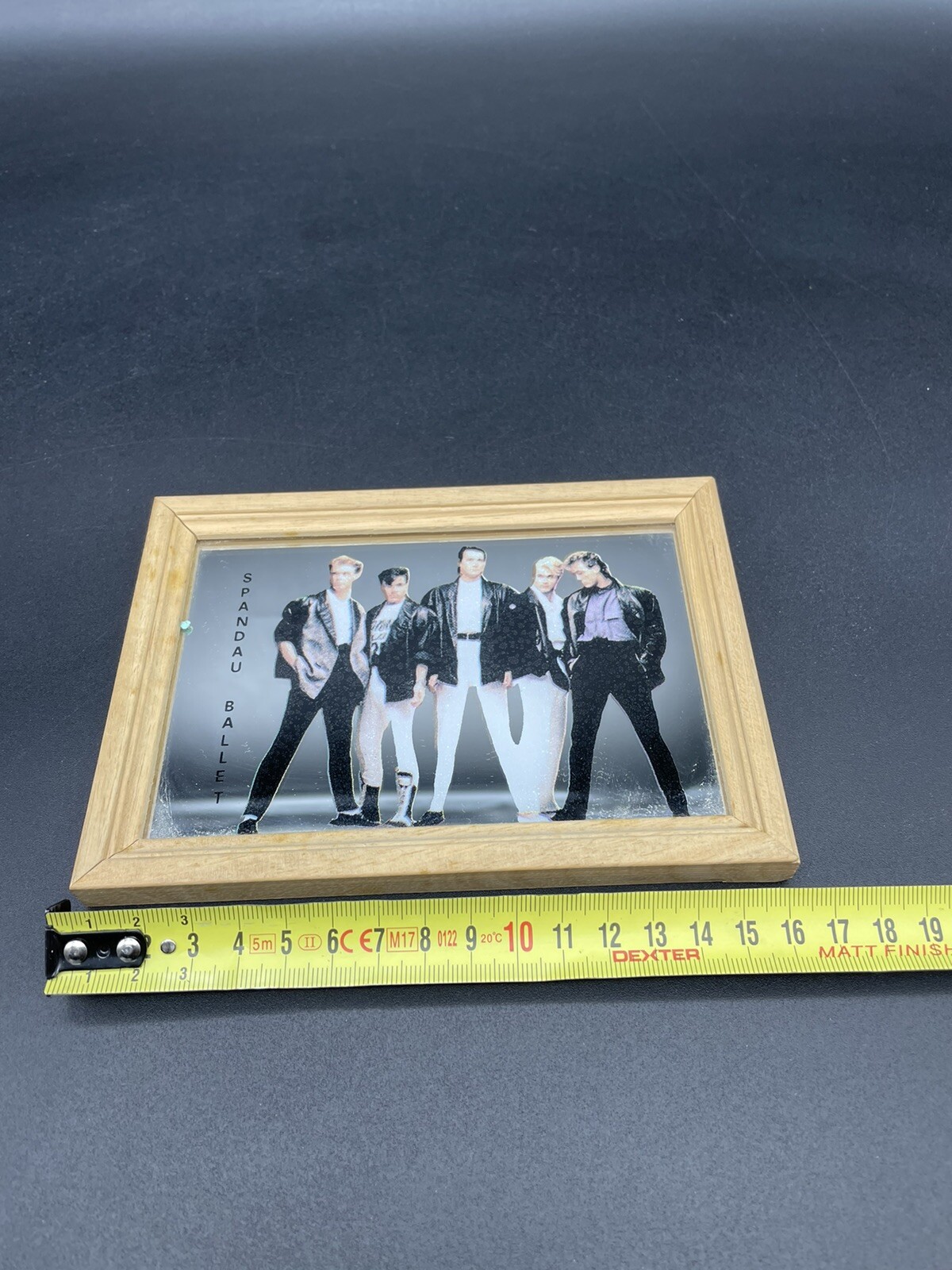 80s# VINTAGE RARE MIRROR FRAME SPANDAU BALLET OFFICIAL NEW OLD STOCK#[MG]