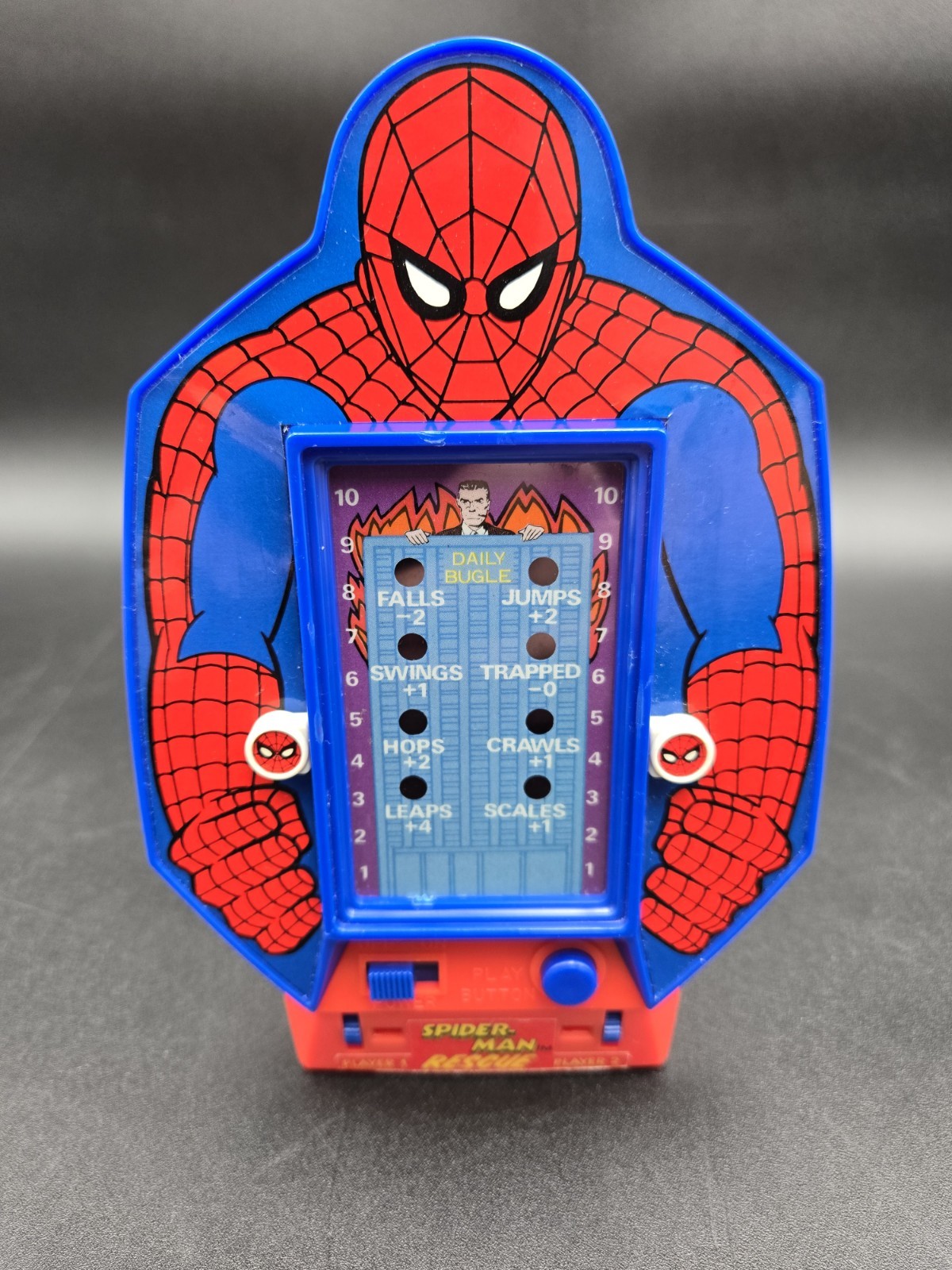 Vintage 1980 Marvel Comics Bandai Spider-Man Rescue Electronic Game