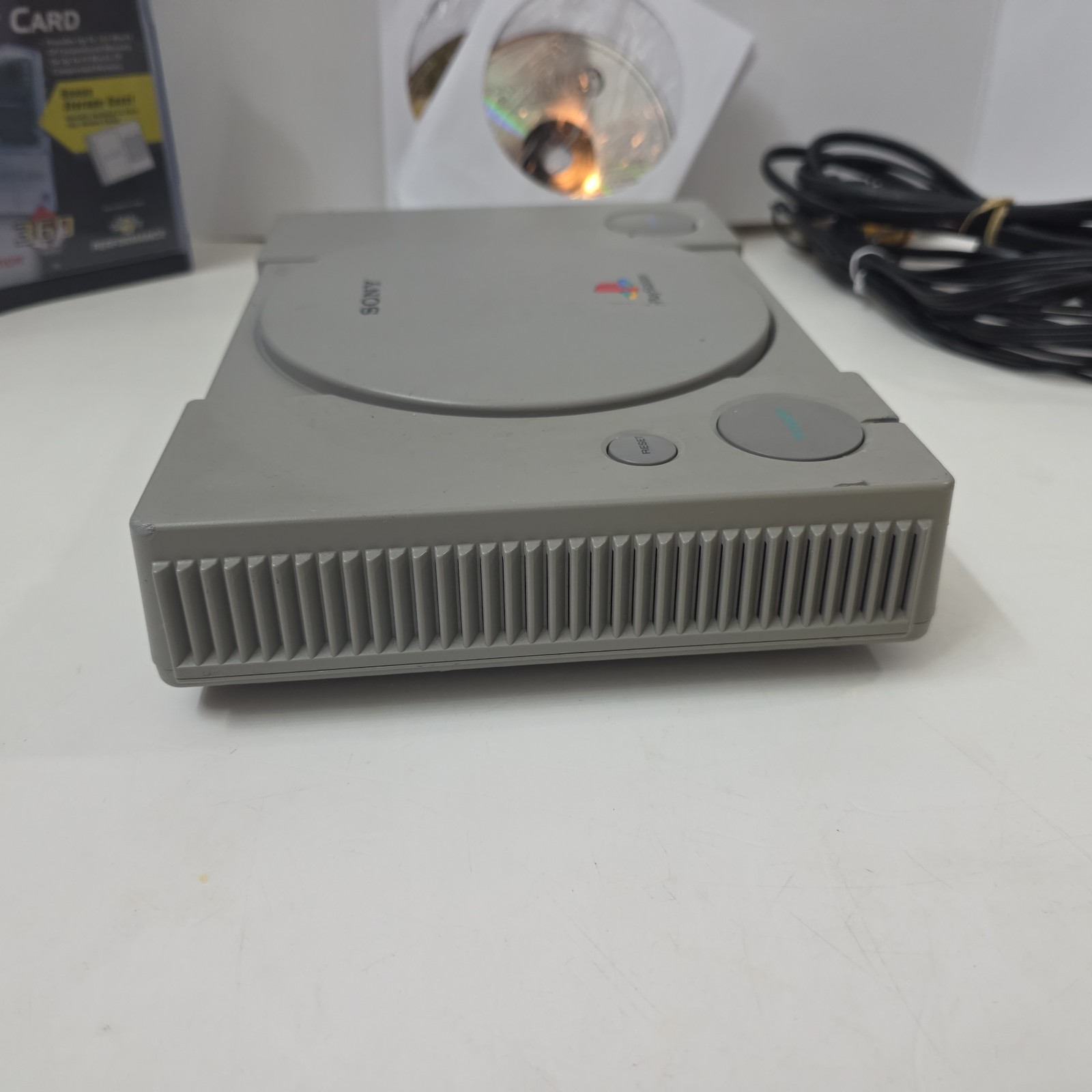 Sony Playstation 1 PS1 Console Bundle 8 Games, Remote, Power,+ AV Tested