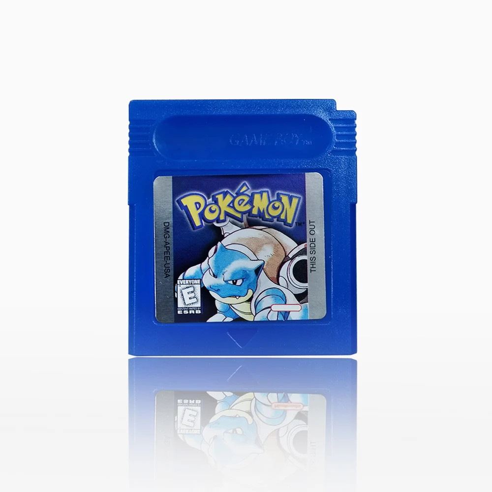 Low-Power Consumption 5 Languages Version Pokemon GBC Game Red/Crystal/Blue/Yell