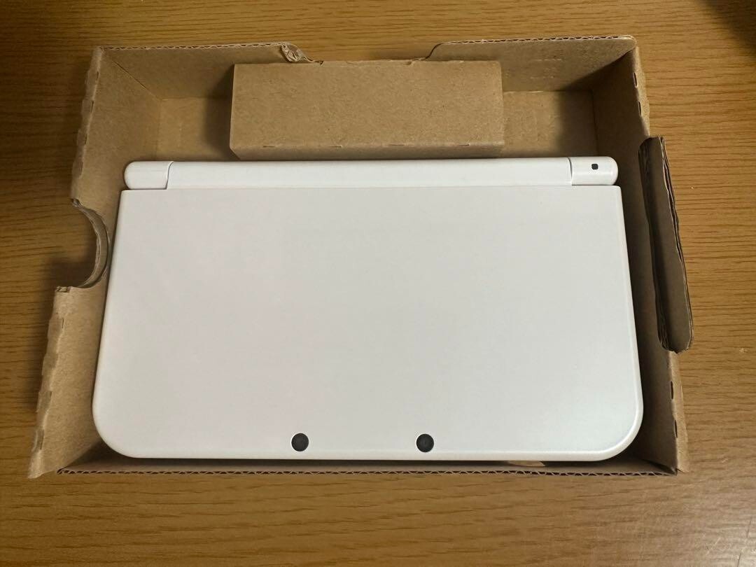 IPS New Nintendo 3DS LL XL Pearl White top bottom Dual IPS LCD JP VG