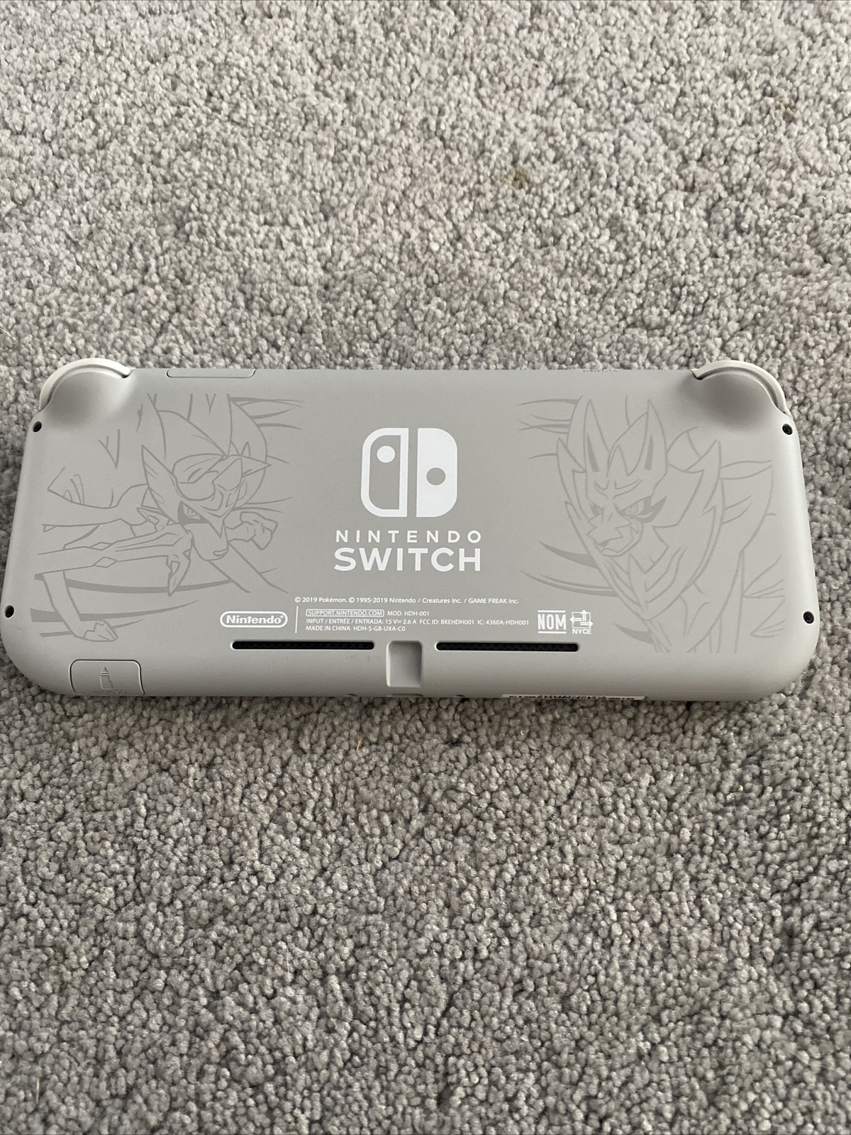 Nintendo Switch Lite Handheld Console Pokemon Zacaian Zamazenta Edition Bundle