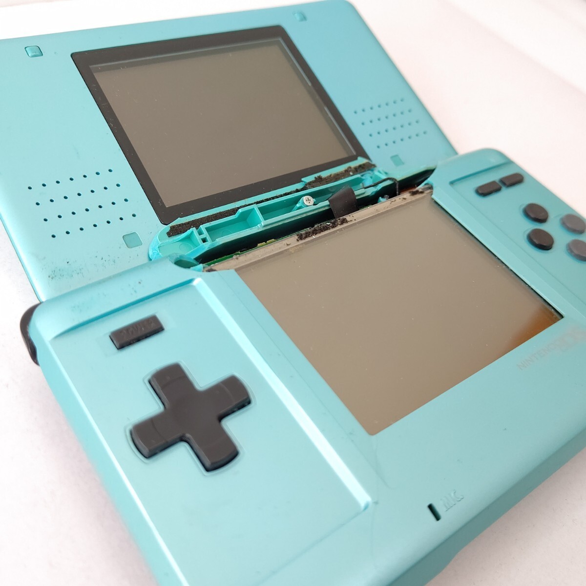 Nintendo DS Turquoise Blue NTSC-J For Parts Repair AS-IS Japan