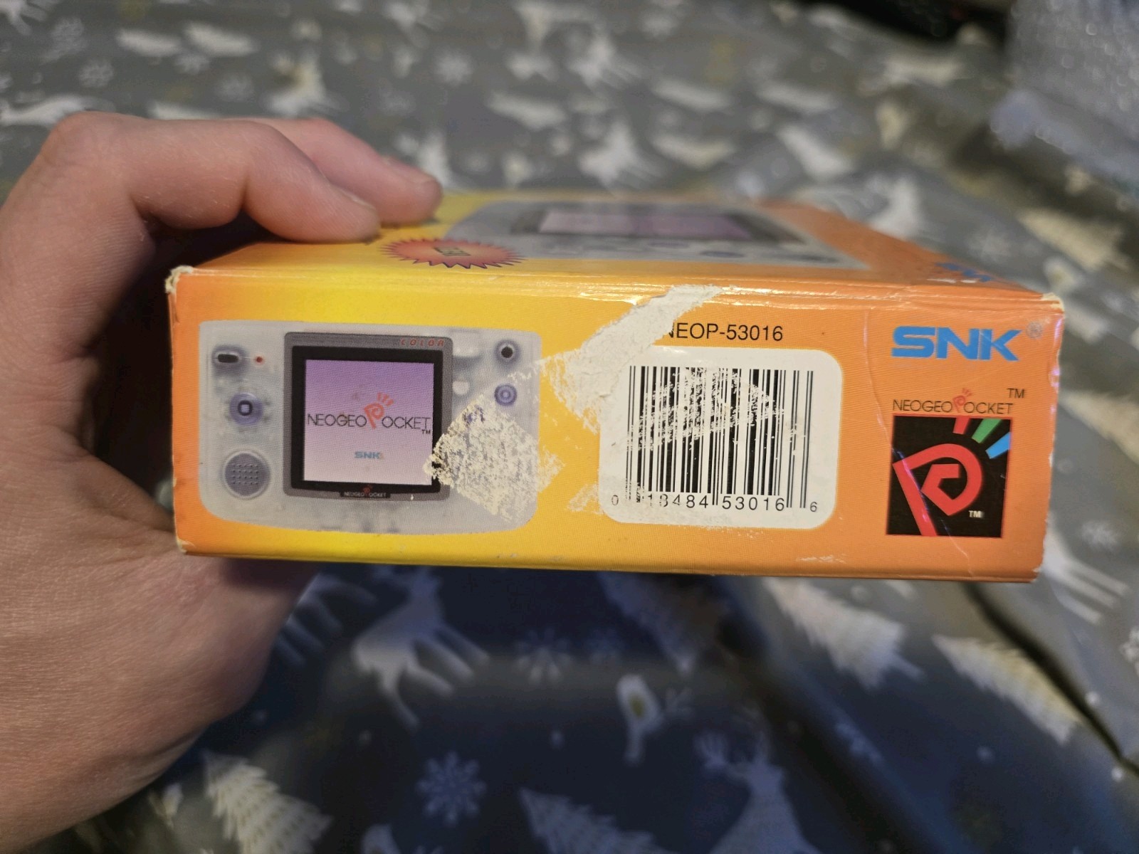 NEO GEO POCKET COLOR Console Solid Silver – BOX ONLY! Great Condition!