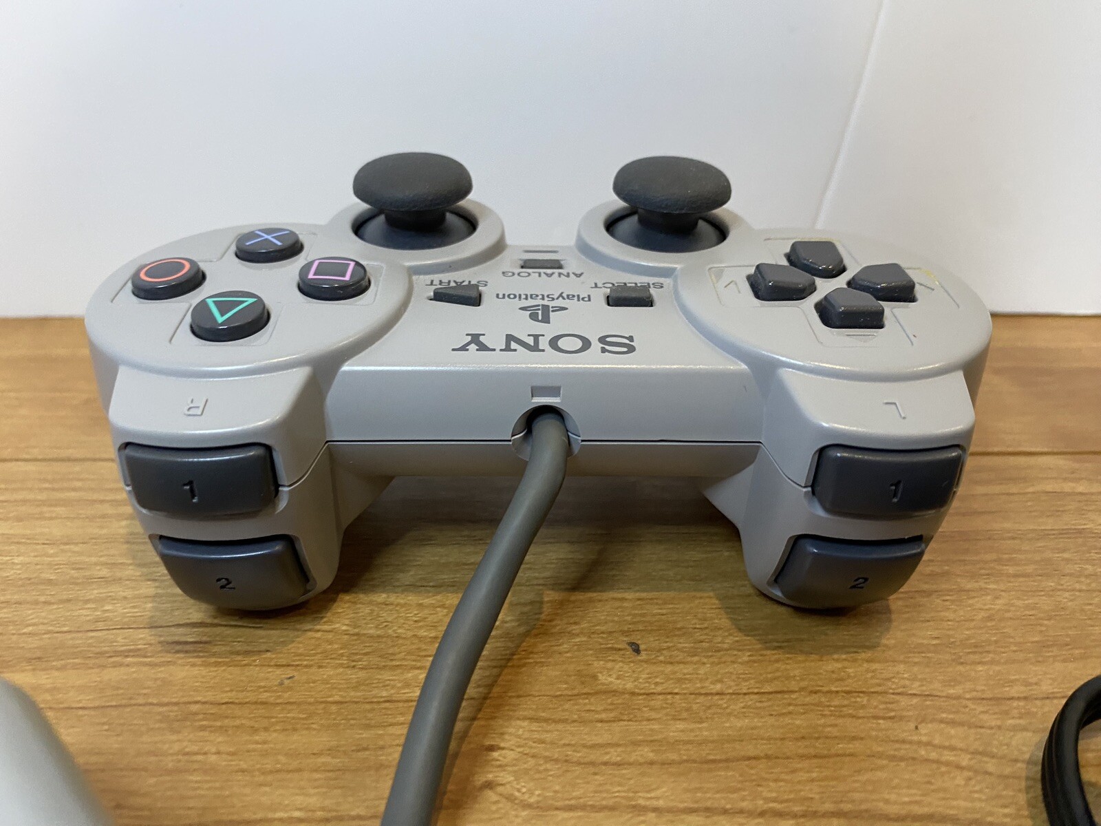 Sony PlayStation 1 PS1 SCPH-7000 Console Controller Set Gray Game JAPAN Tested
