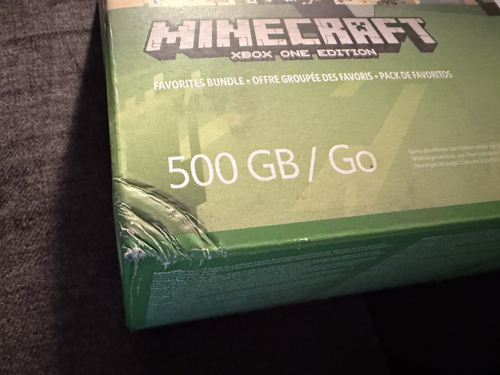 Xbox One S 500GB Minecraft Edition Microsoft Console Bundle With Games Boxed