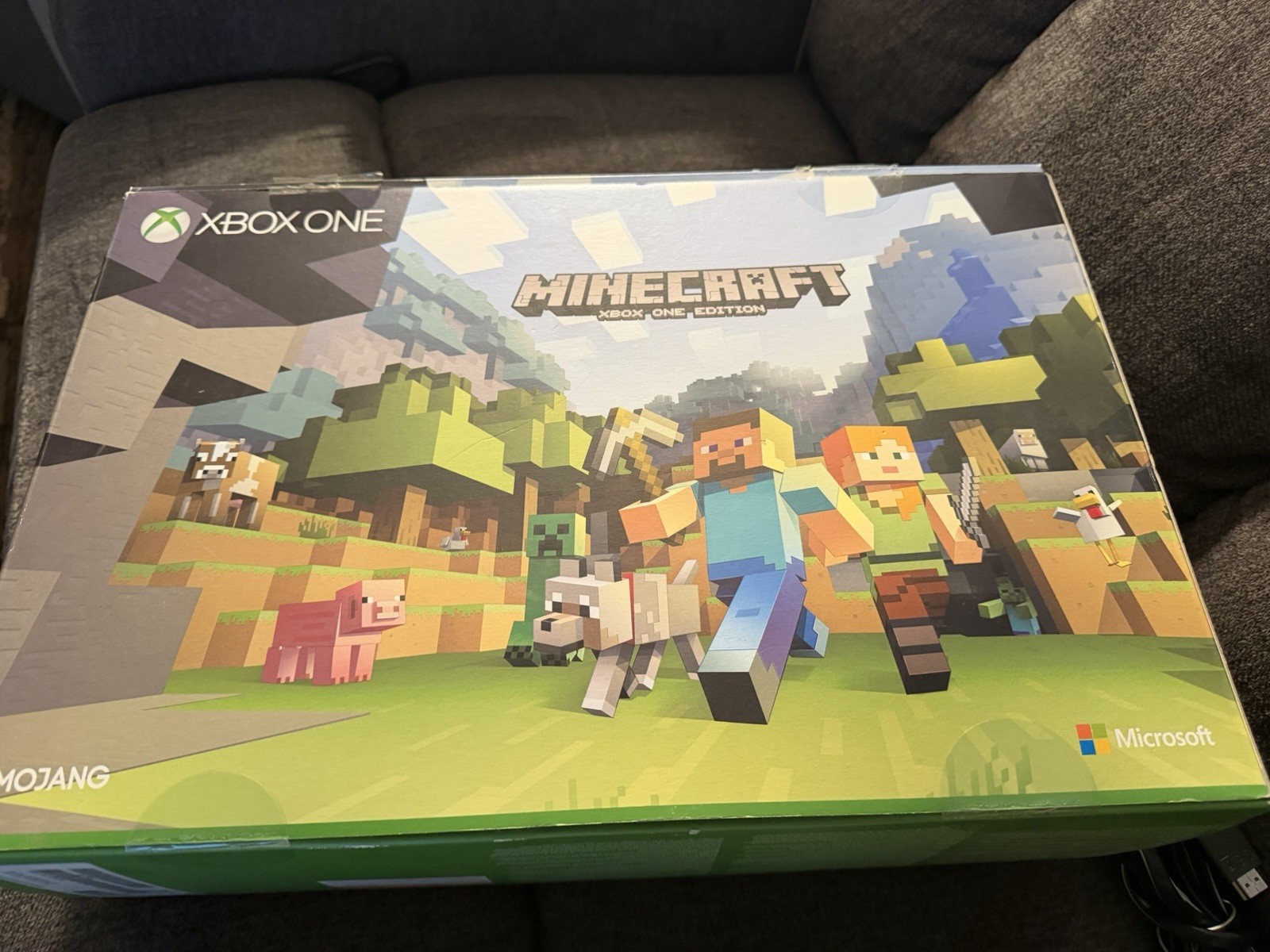 Xbox One S 500GB Minecraft Edition Microsoft Console Bundle With Games Boxed