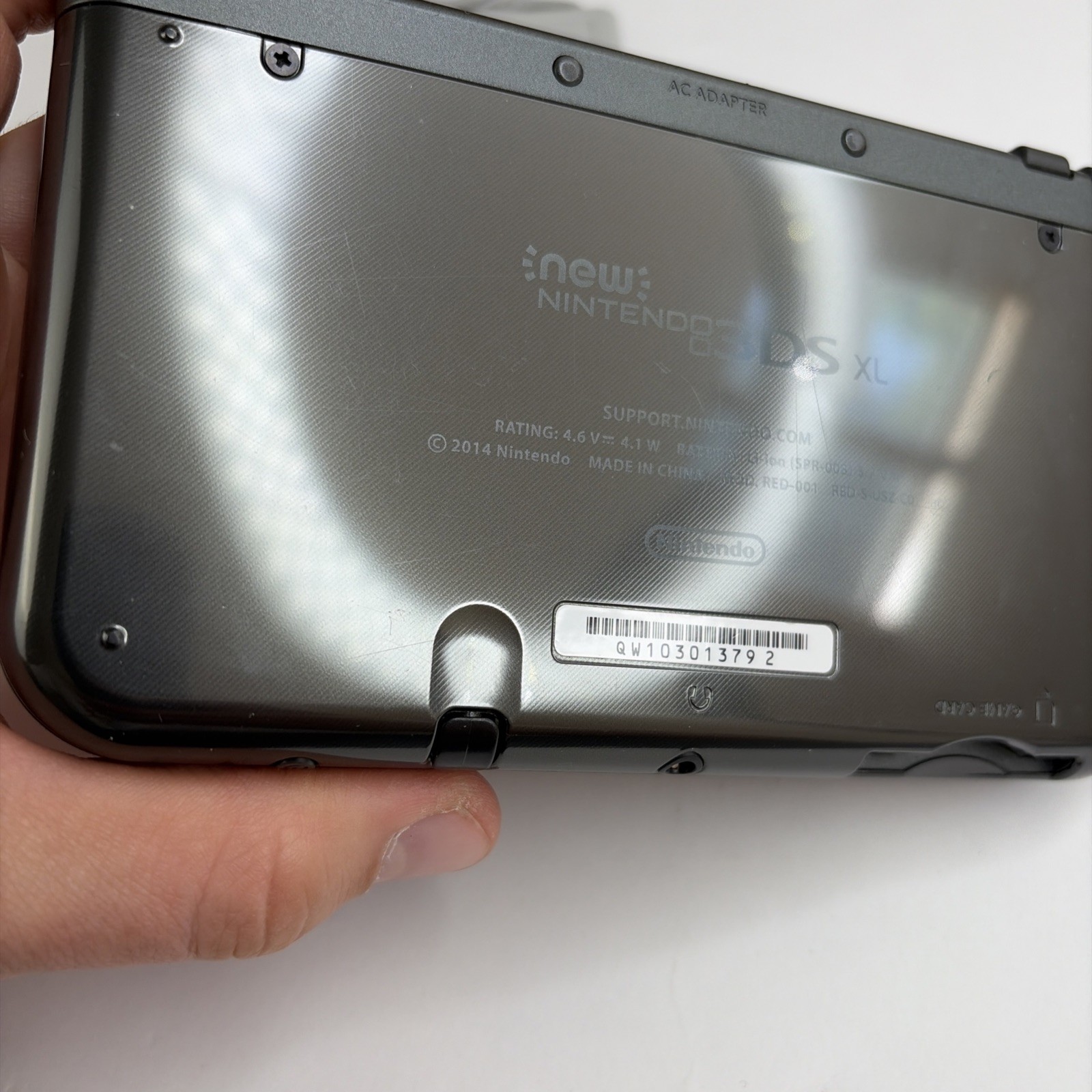 NICE! New Nintendo 3DS XL Gray Black Console Charger Stylus US Version