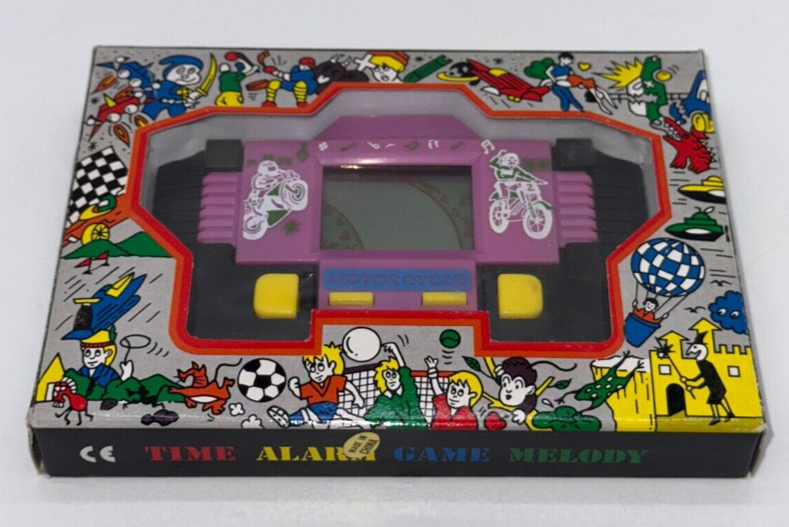 MOTORCYCLE – LCD Game & Watch Portable Console – 1990’s – GRAND PRIX VARIANT