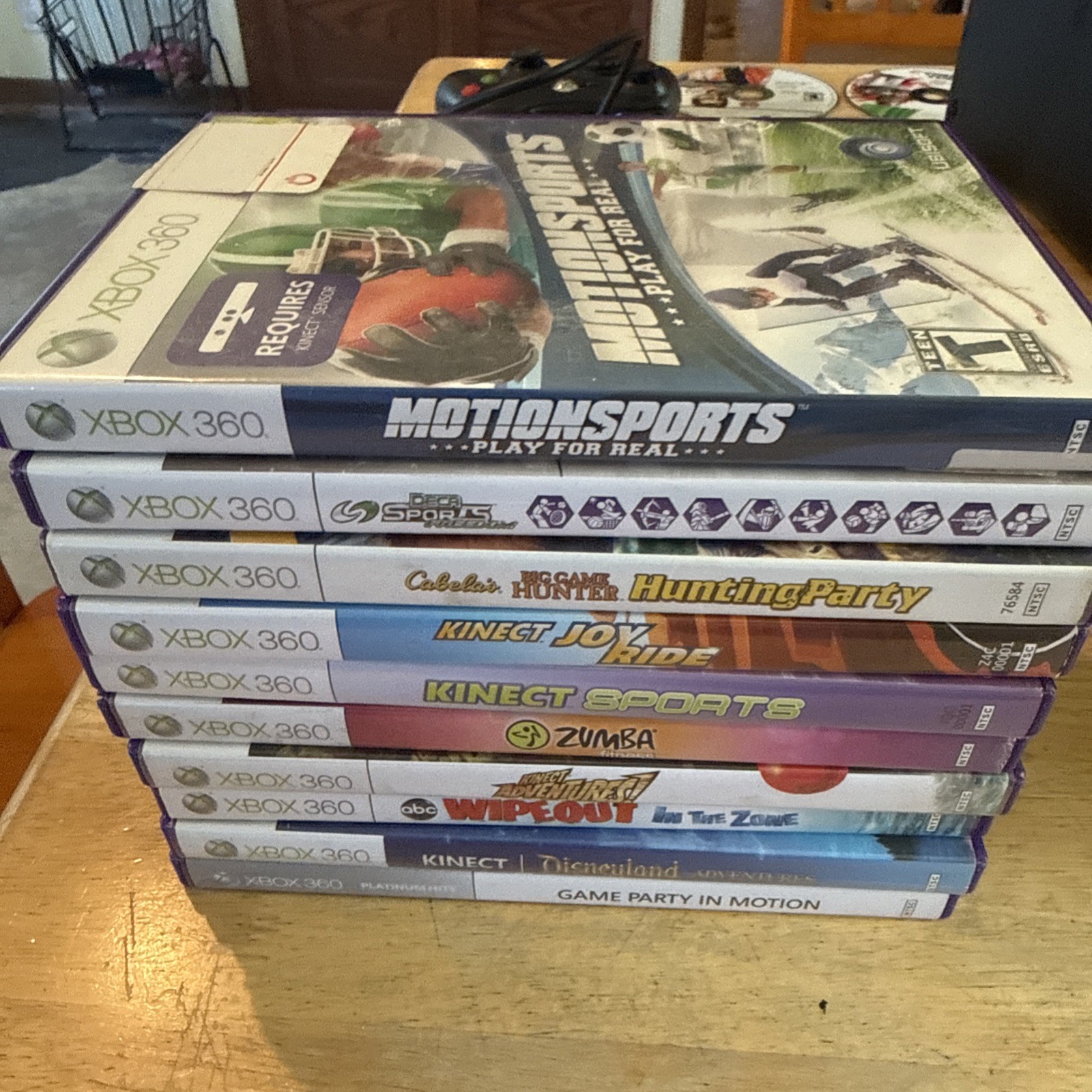 Xbox 360 Console Bundle 30 Games Controllers Model 1439-250GB