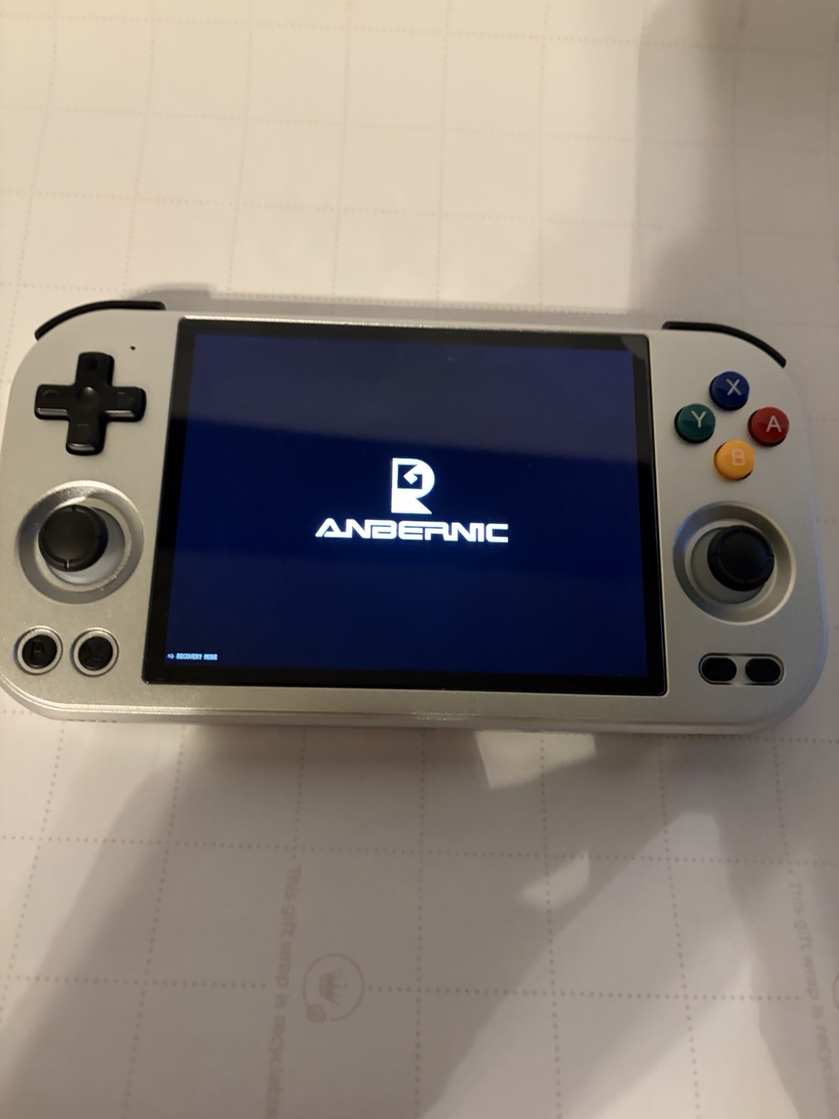 Anbernic RG 477M Silver 12GB RAM 256GB After Market Stacked Shoulder Buttons
