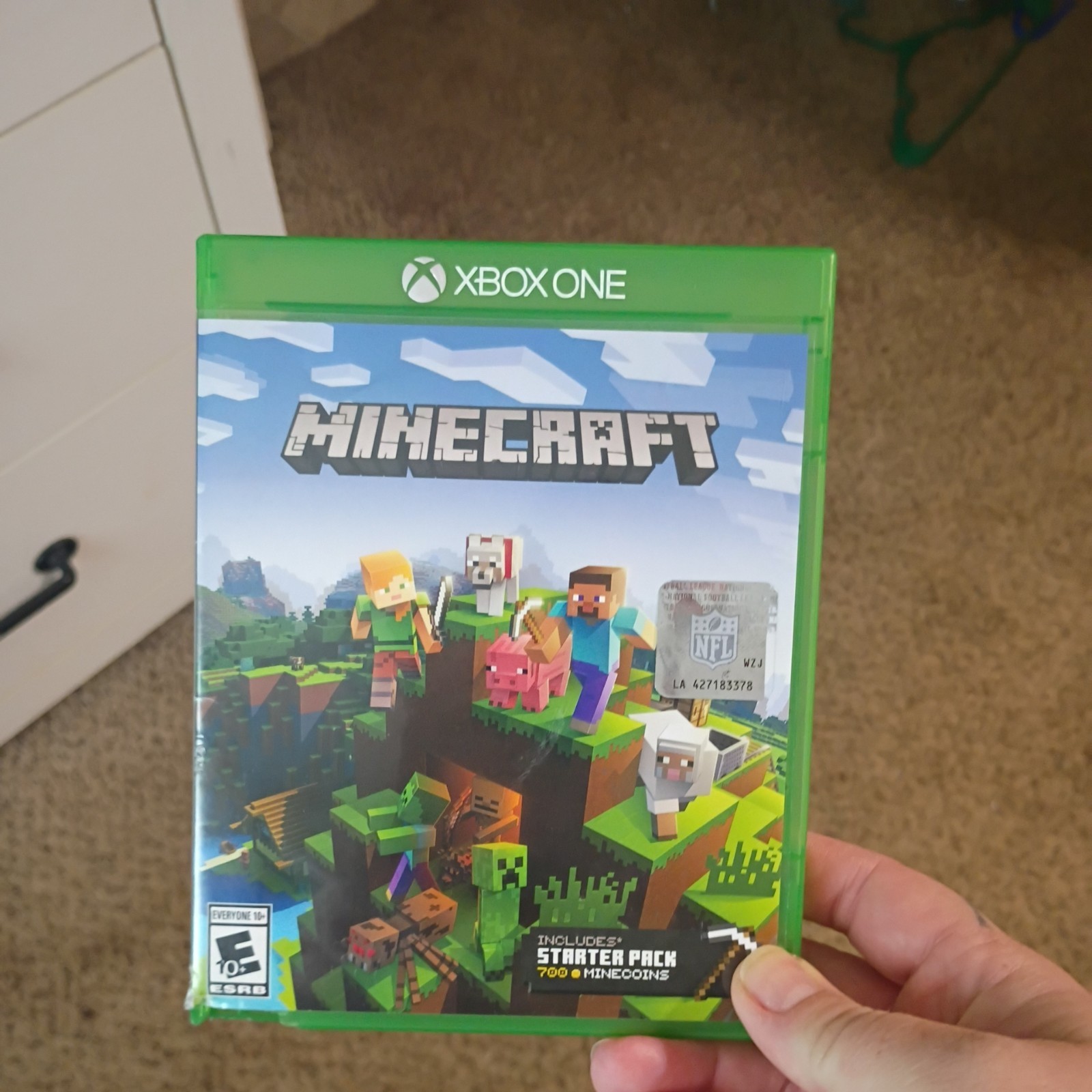 Microsoft Xbox One S Minecraft Limited Edition Bundle 1TB Green & Brown Console