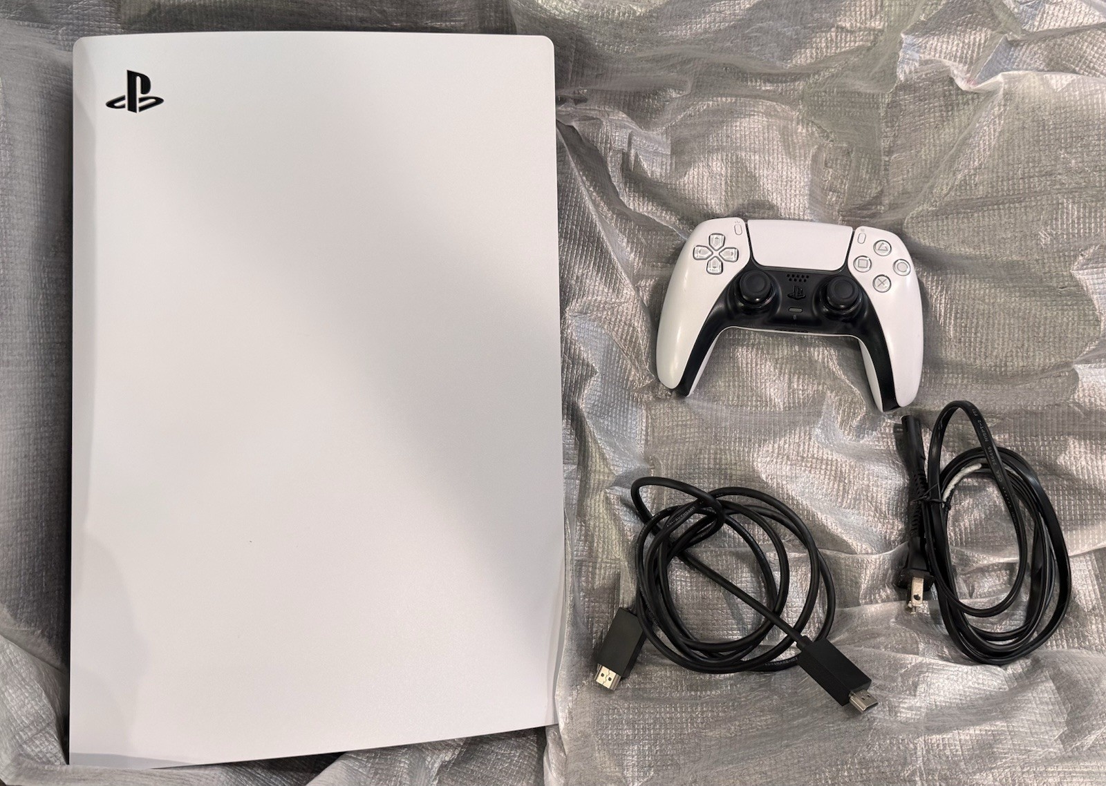 Sony PlayStation 5 Console White Black Wi-Fi HDMI USB Blu-Ray with Controller